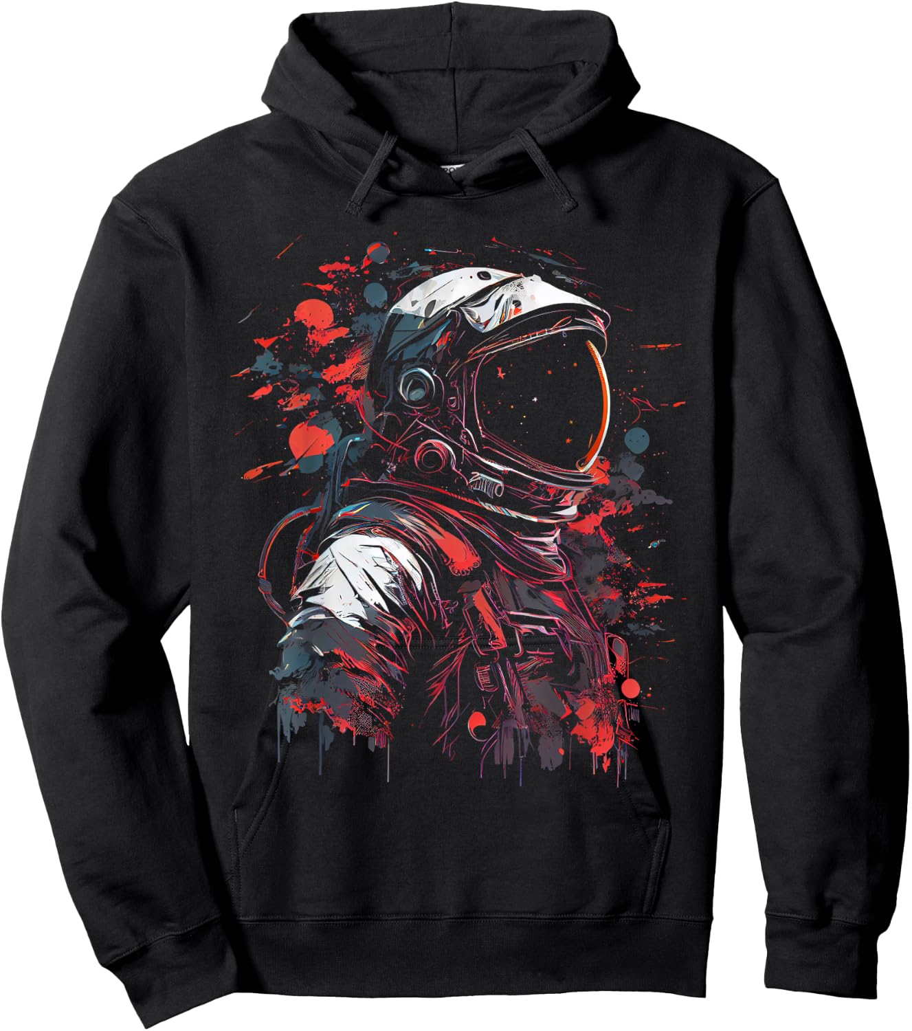 Astronaut Space Space Spaceship Planets Astronaut Hoodie - Hoodie | Black