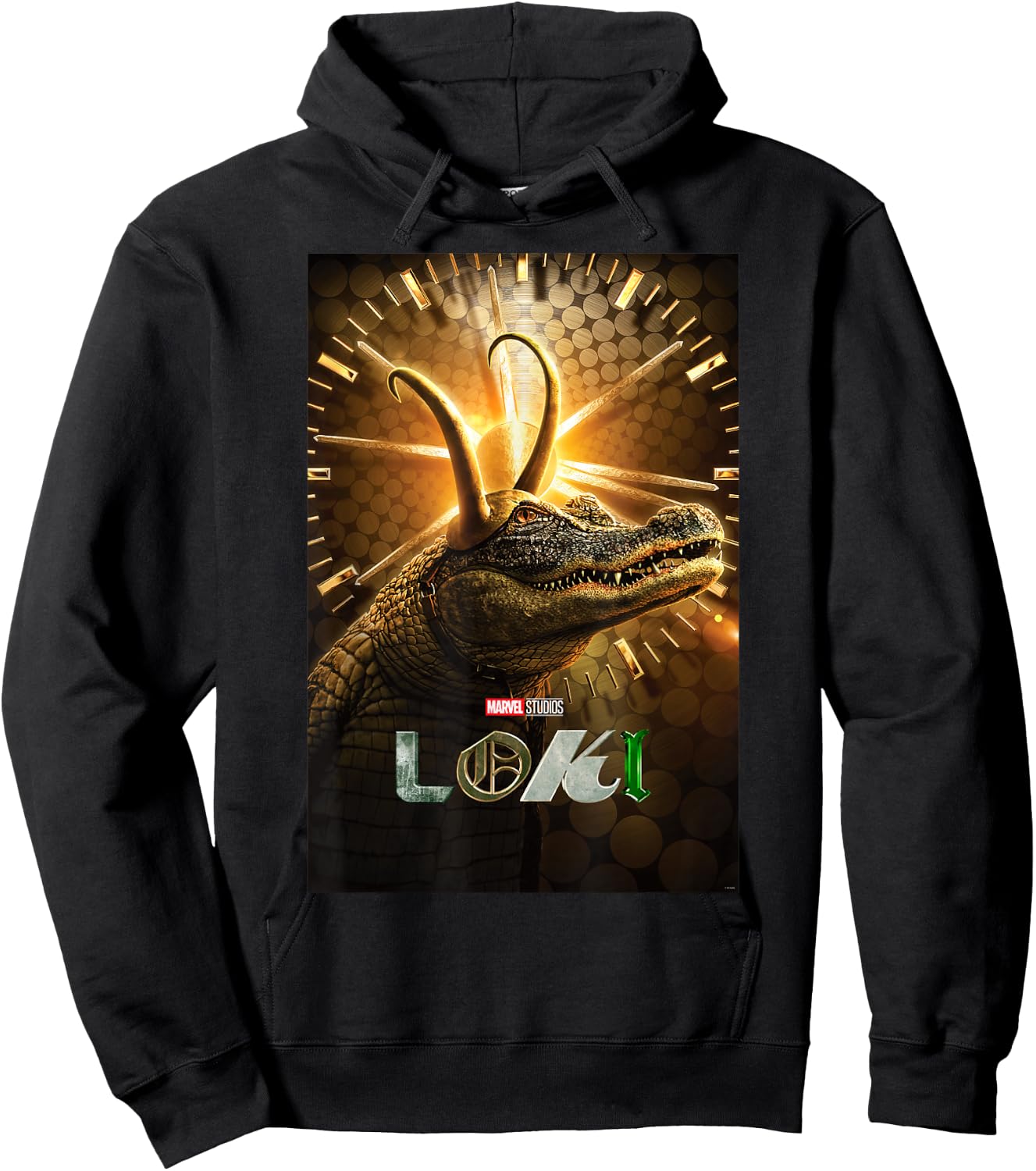 Marvel Loki Alligator Loki Poster Hoodie - Hoodie | Black