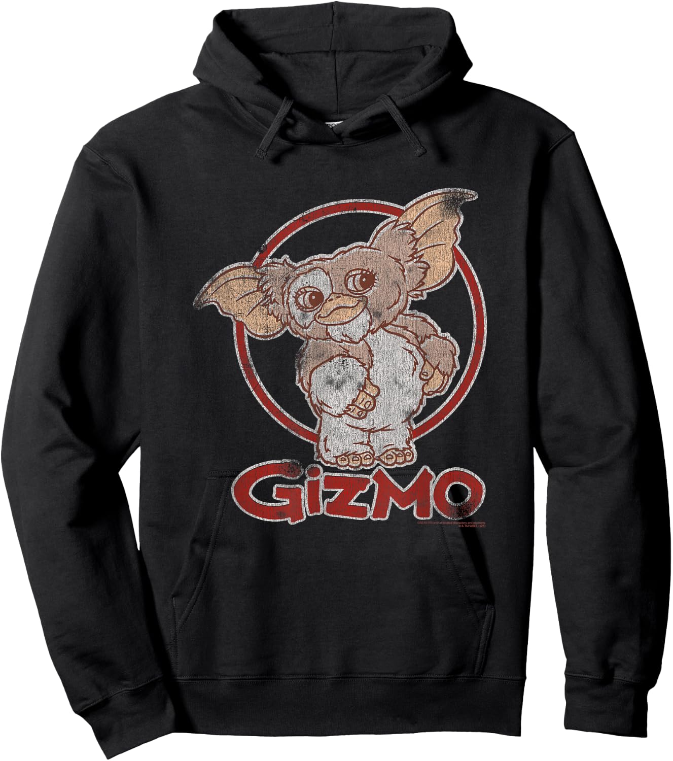 Gremlins Distressed Gizmo Hoodie - Hoodie | Black