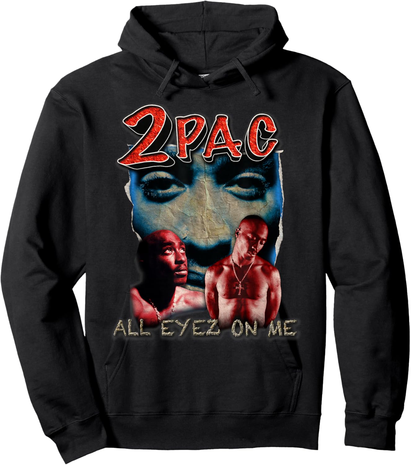 Tupac All Eyez Hoodie - Hoodie | Black