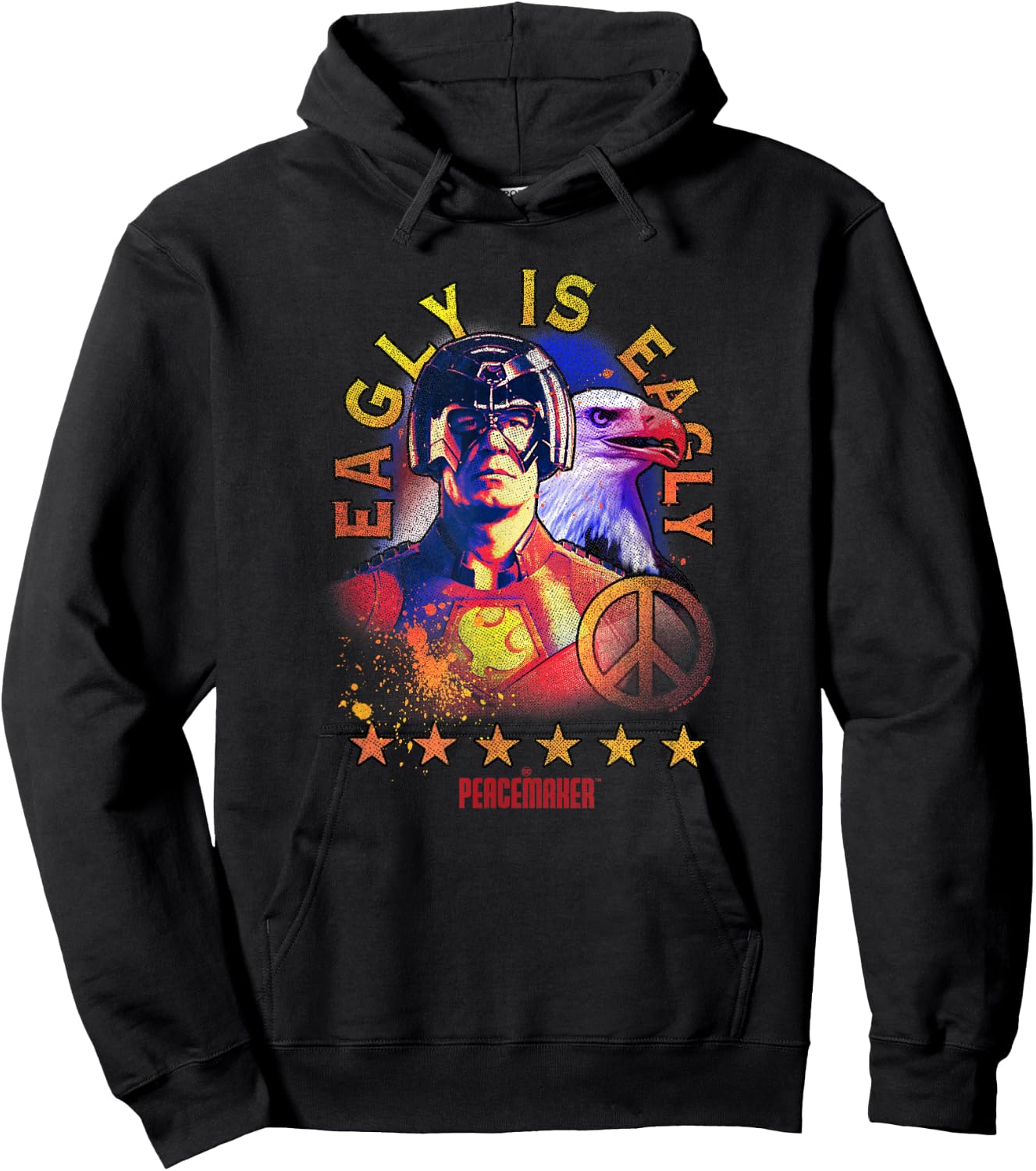 Peacemaker Eagly is Eagly Poster Hoodie - Hoodie | Black