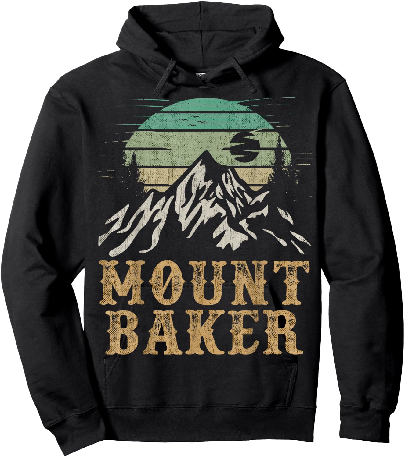 Mount Baker National Park Merchandise Hiking Mount Baker Hoodie - Hoodie | Black