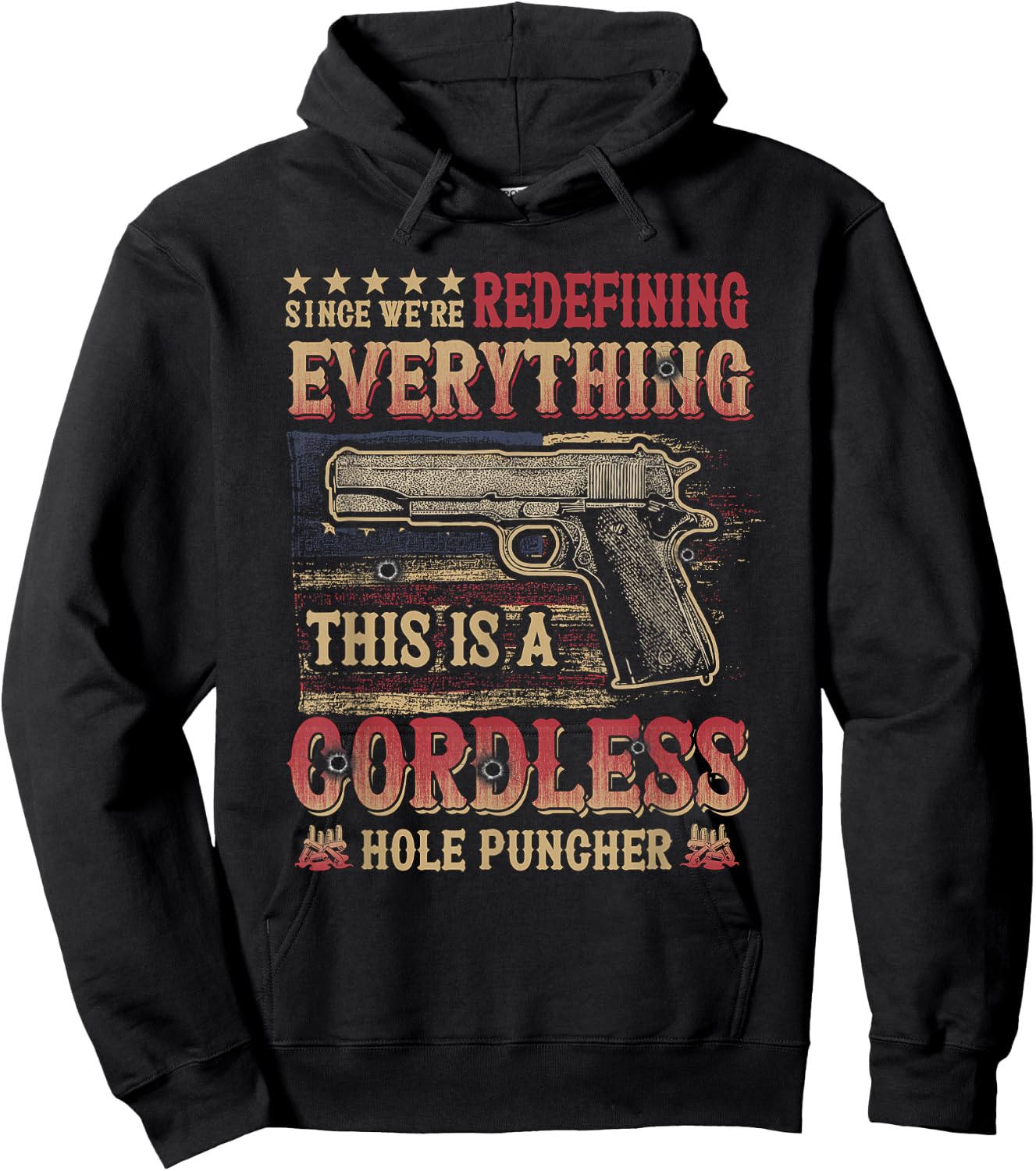 This Is A Cordless Hole Puncher We're Redefining Everything Hoodie - Hoodie | Black