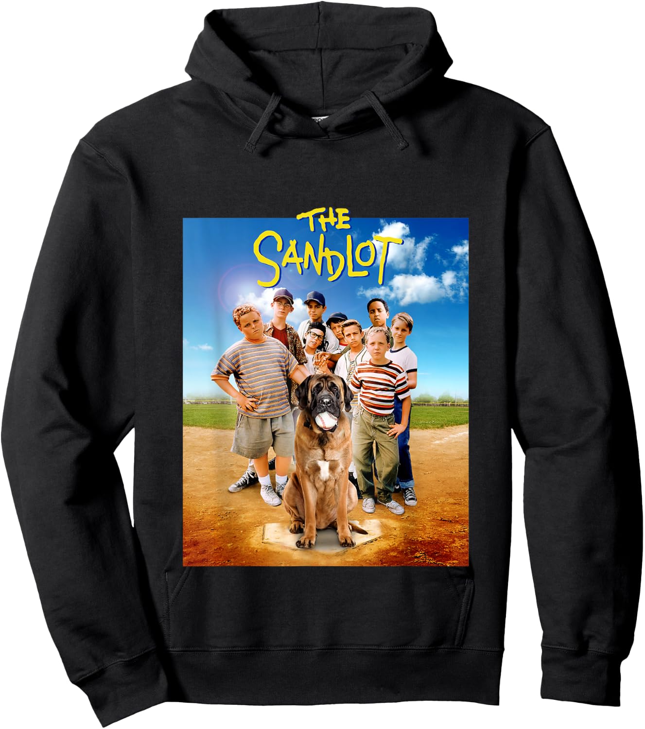 The Sandlot Movie Poster 90s Hoodie - Hoodie | Black