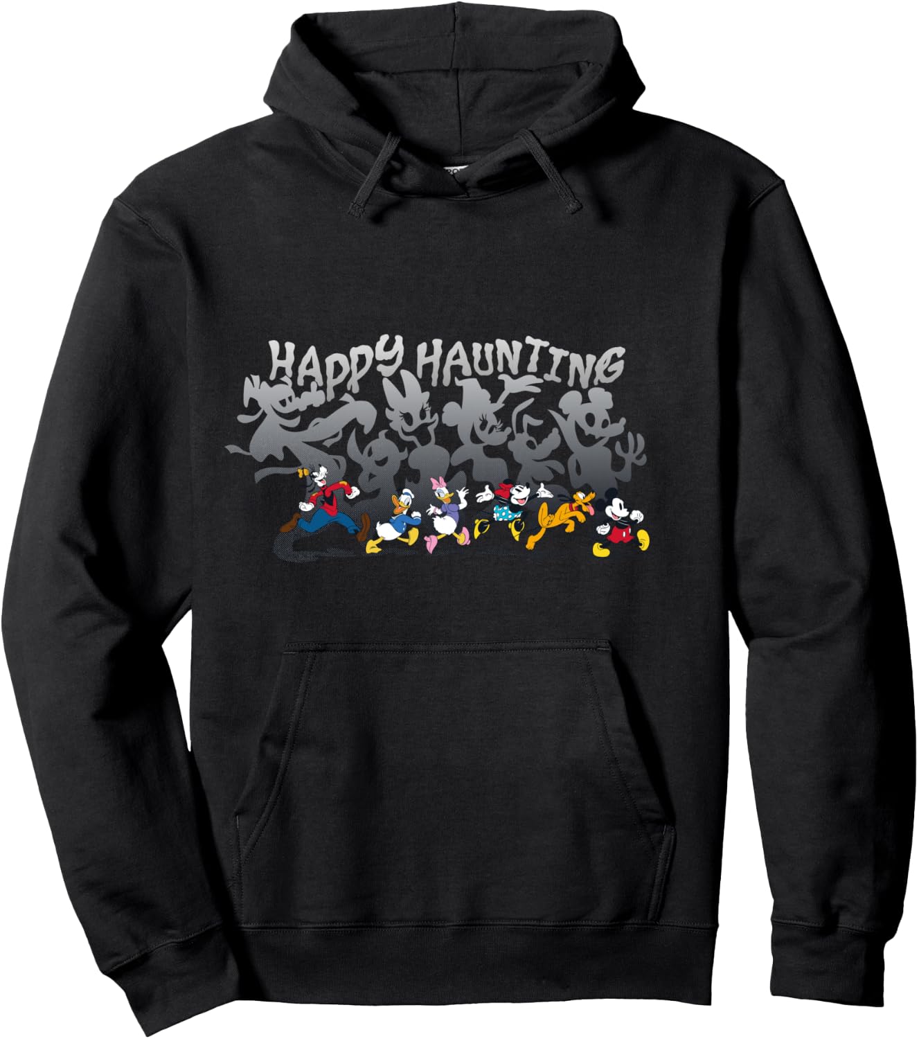 Disney Mickey and Friends Happy Haunting Halloween Hoodie - Hoodie | Black