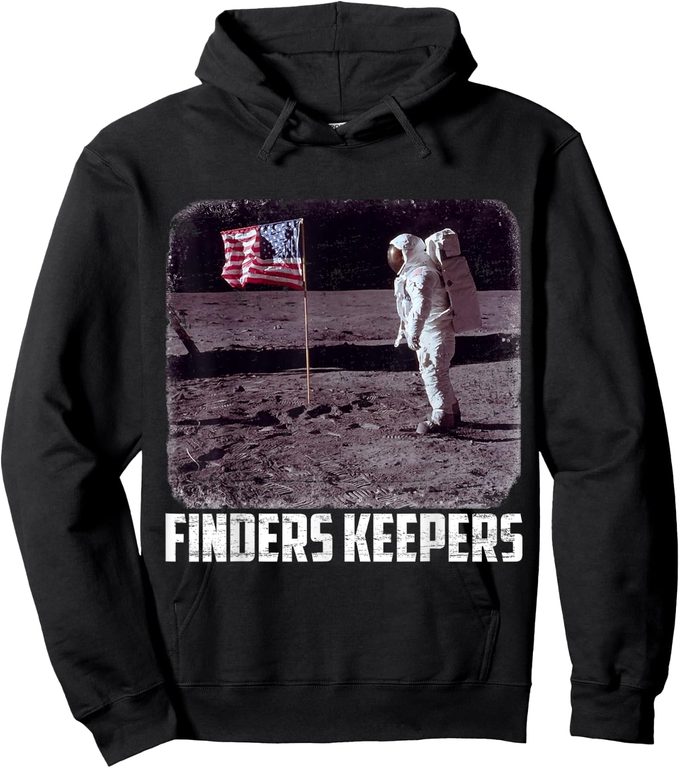 Finders Keepers Moon Landing 50th Anniversary American Hoodie - Hoodie | Black