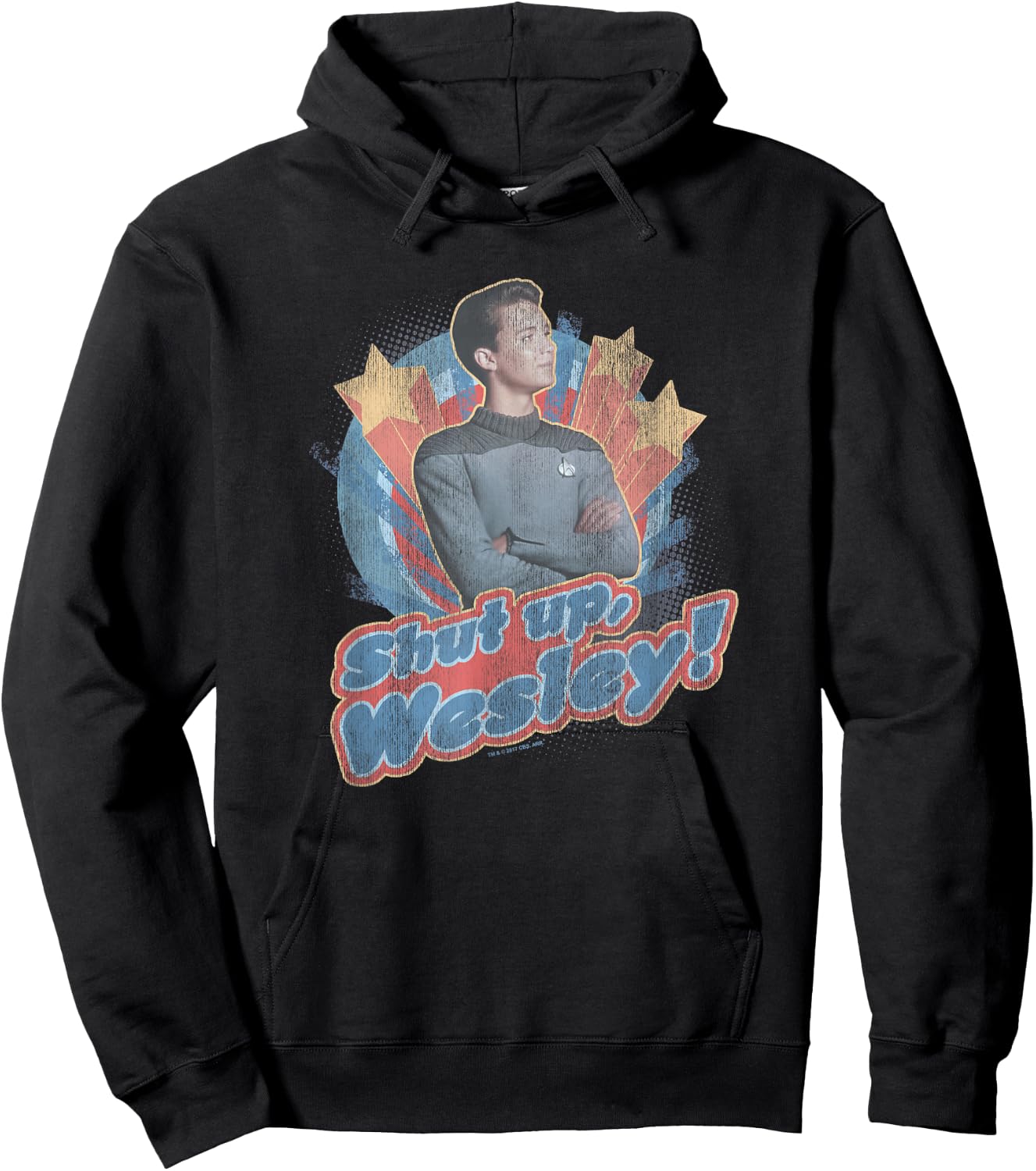 Star Trek Shut Up Wesley Hoodie - Hoodie | Black