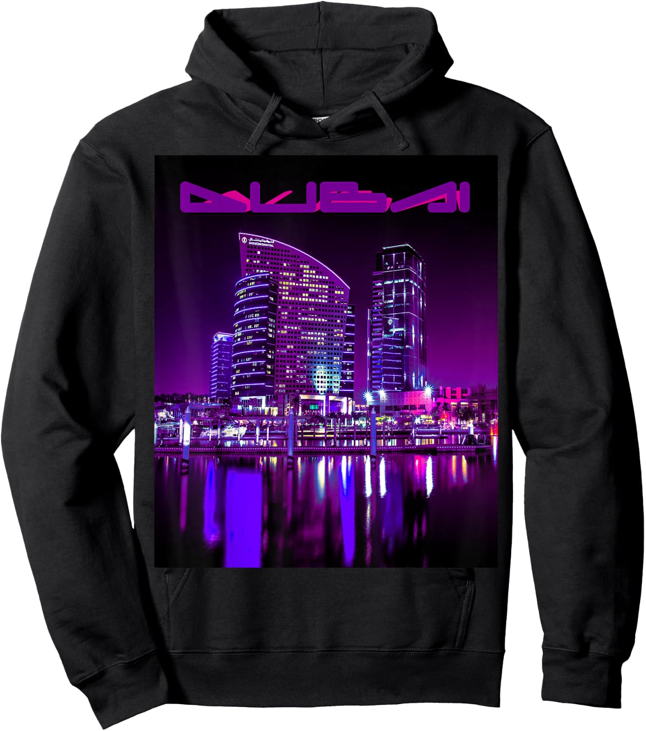 Dubai City Shirt - Men - Woman - Youth - Great Gift Hoodie - Hoodie | Black