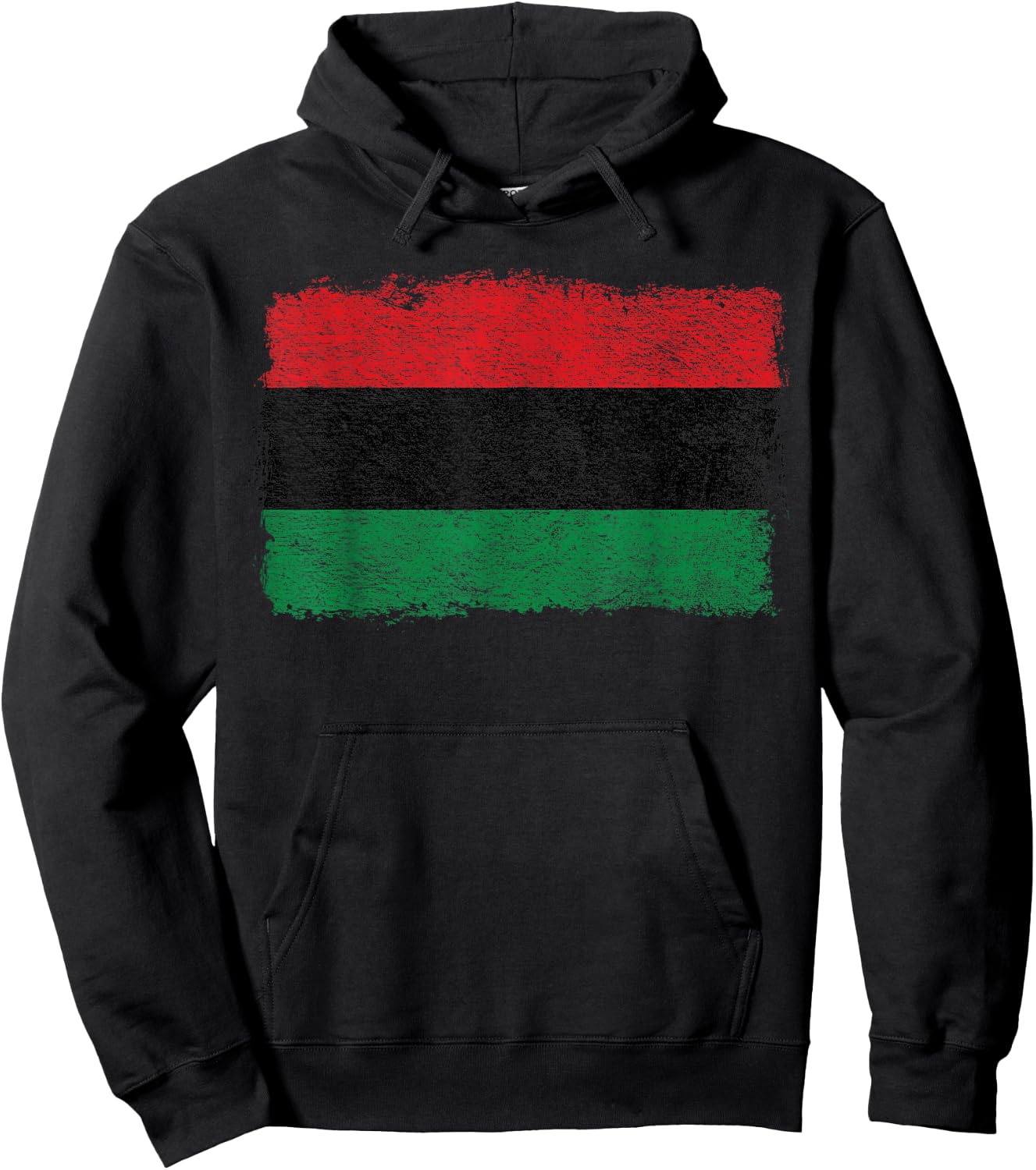 PAN African Flag Black Liberation Banner Black Pride Hoodie - Hoodie | Black
