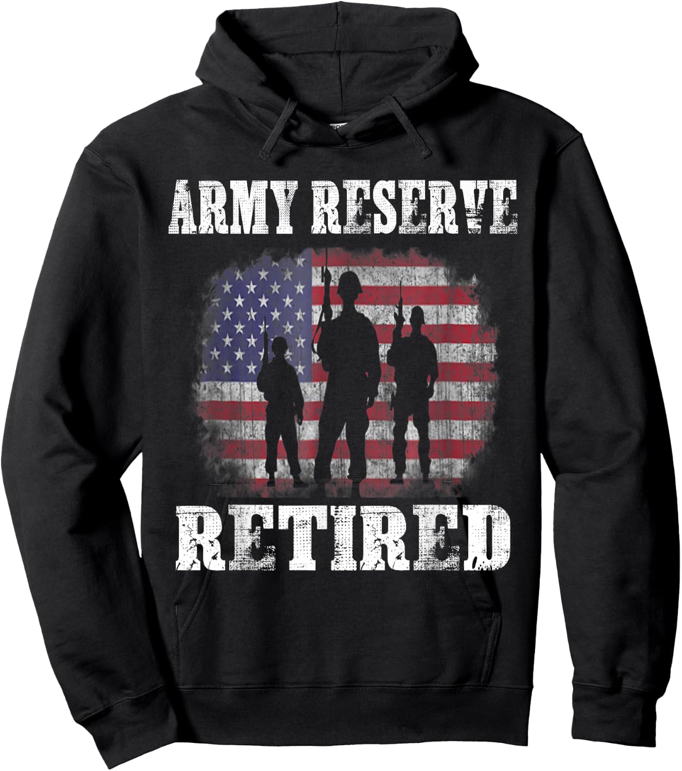 Army reserve retired Hoodie - Hoodie | Black