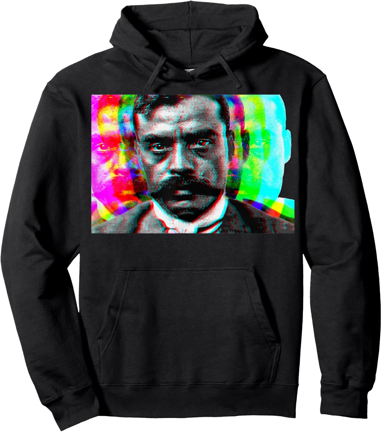 Emiliano Zapata Mexican Flag La Revolucion Mexicana 3D Hoodie - Hoodie | Black