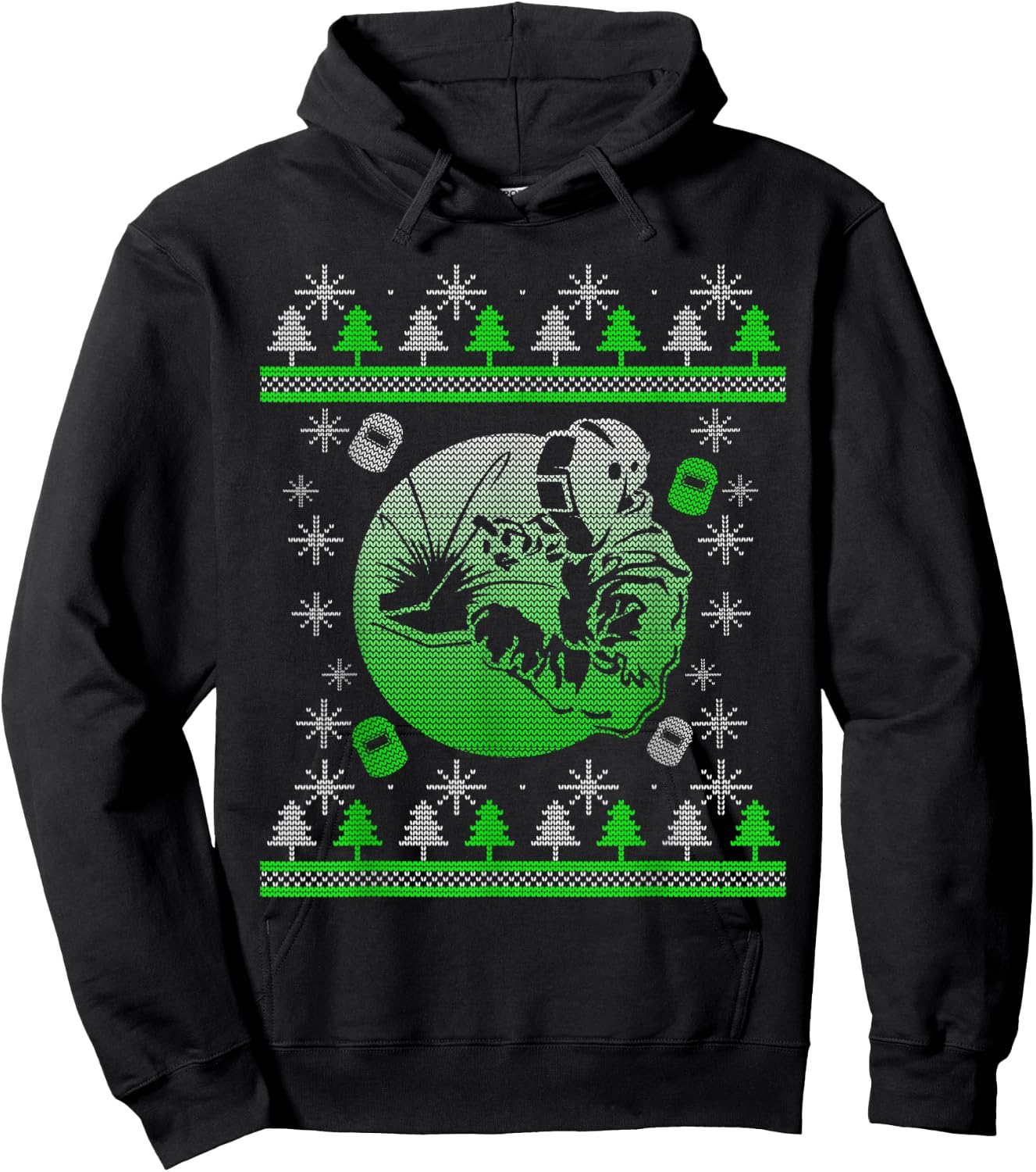 Ugly Christmas Sweater Welder Xmas Welding Gifts Hoodie - Hoodie | Black