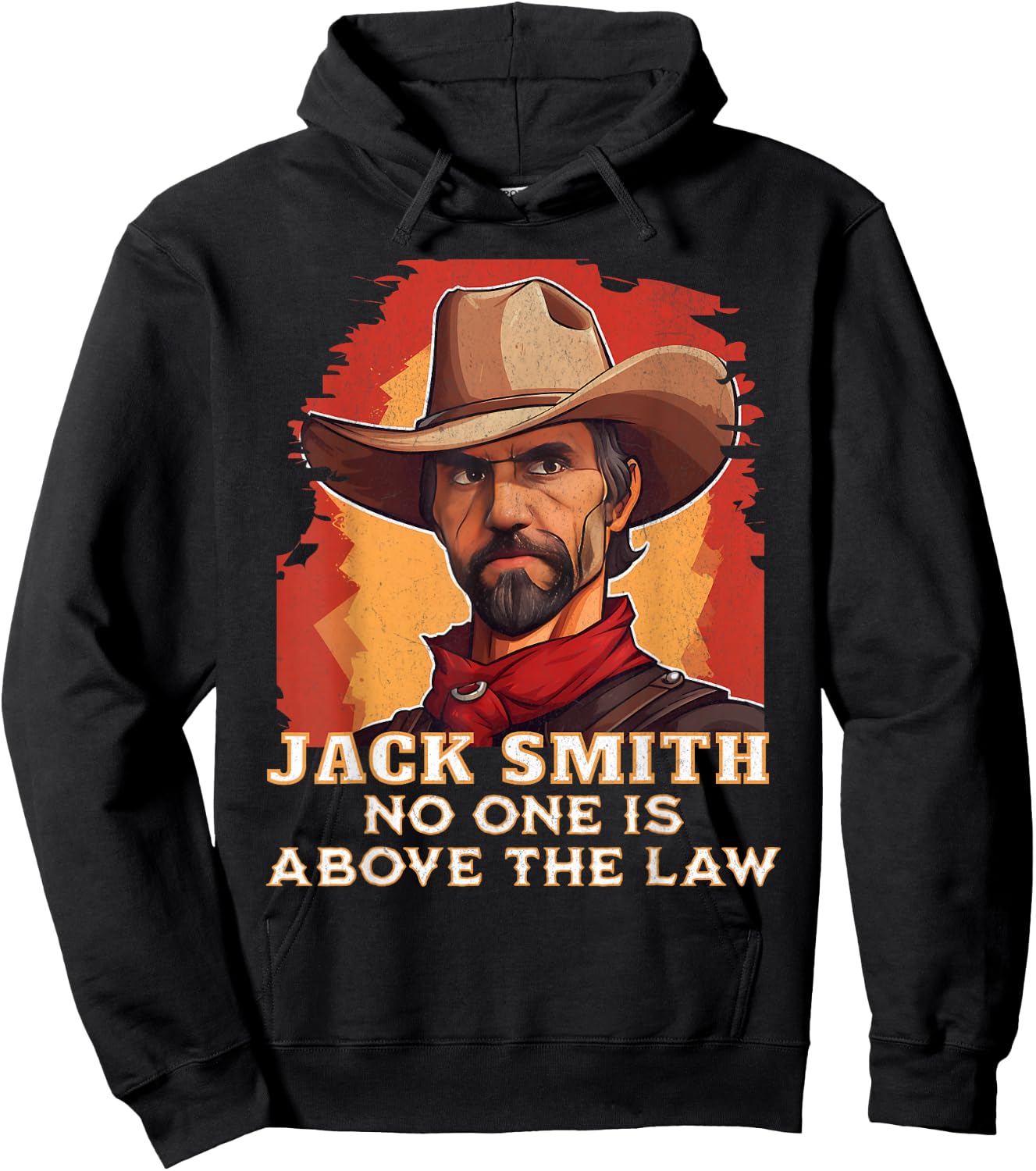 Jack Smith Fan Club No one is Above the Law Hoodie - Hoodie | Black