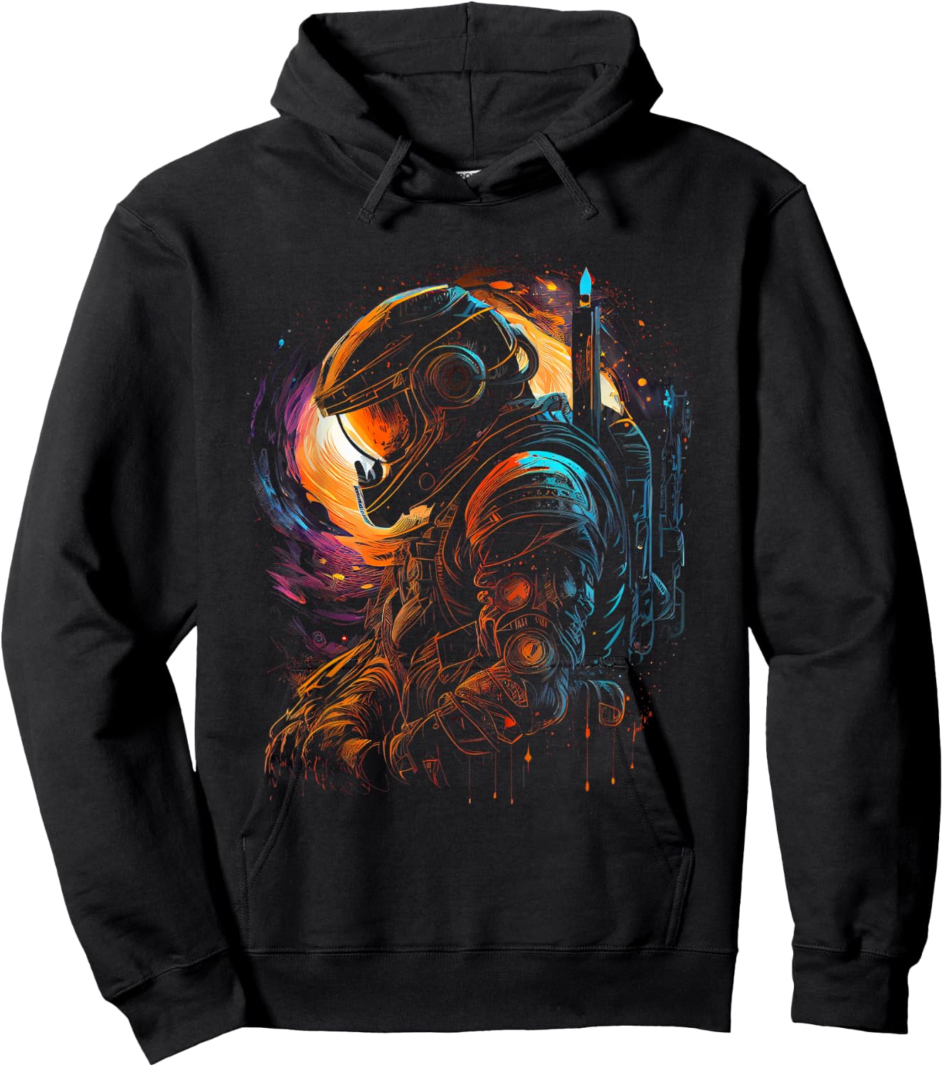 Astronaut Space Space Spaceship Planets Astronaut Hoodie - Hoodie | Black