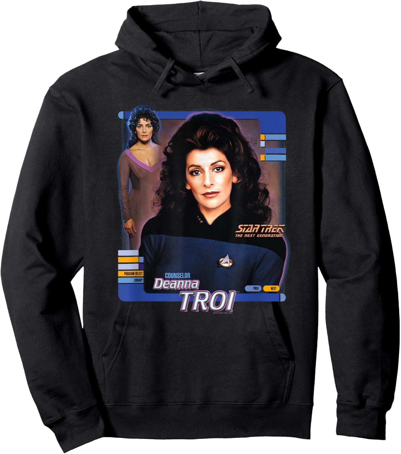 Star Trek Deanna Troi Hoodie - Hoodie | Black