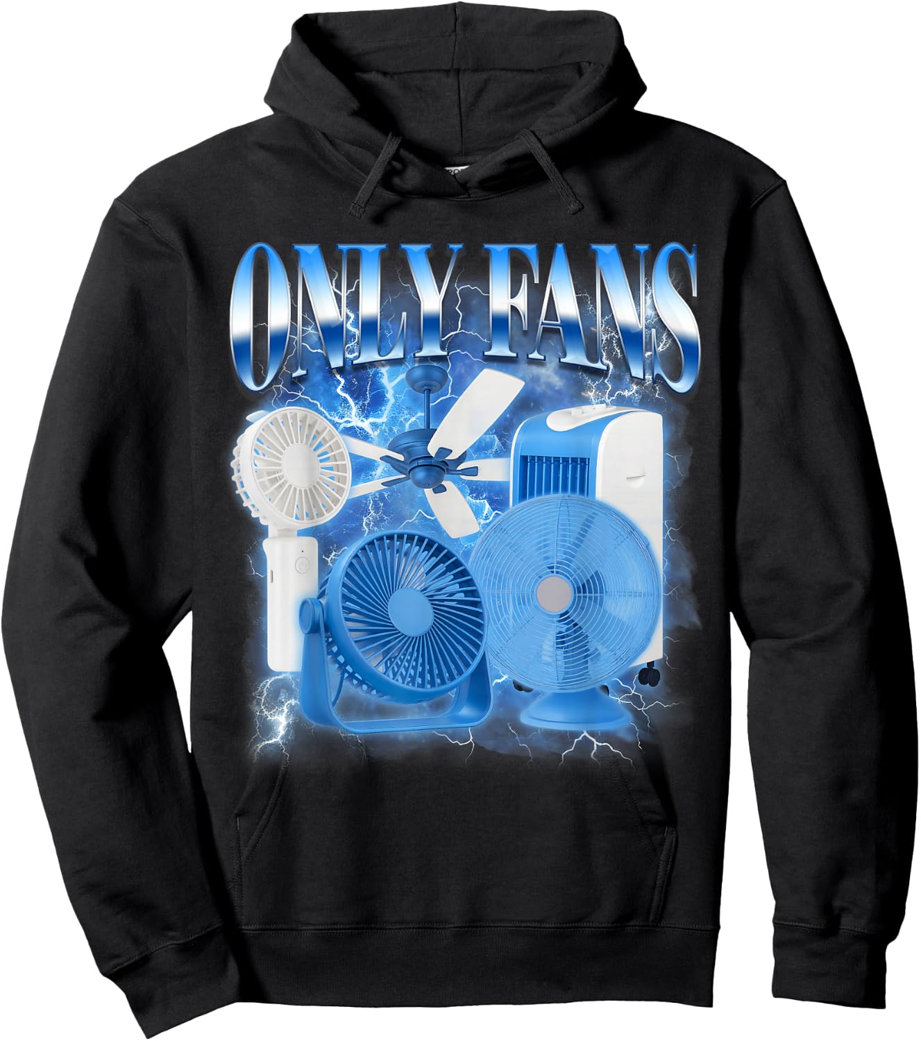 Funny Viral Internet Jokes Sarcasm Humor BFF Only The Fans Hoodie - Hoodie | Black