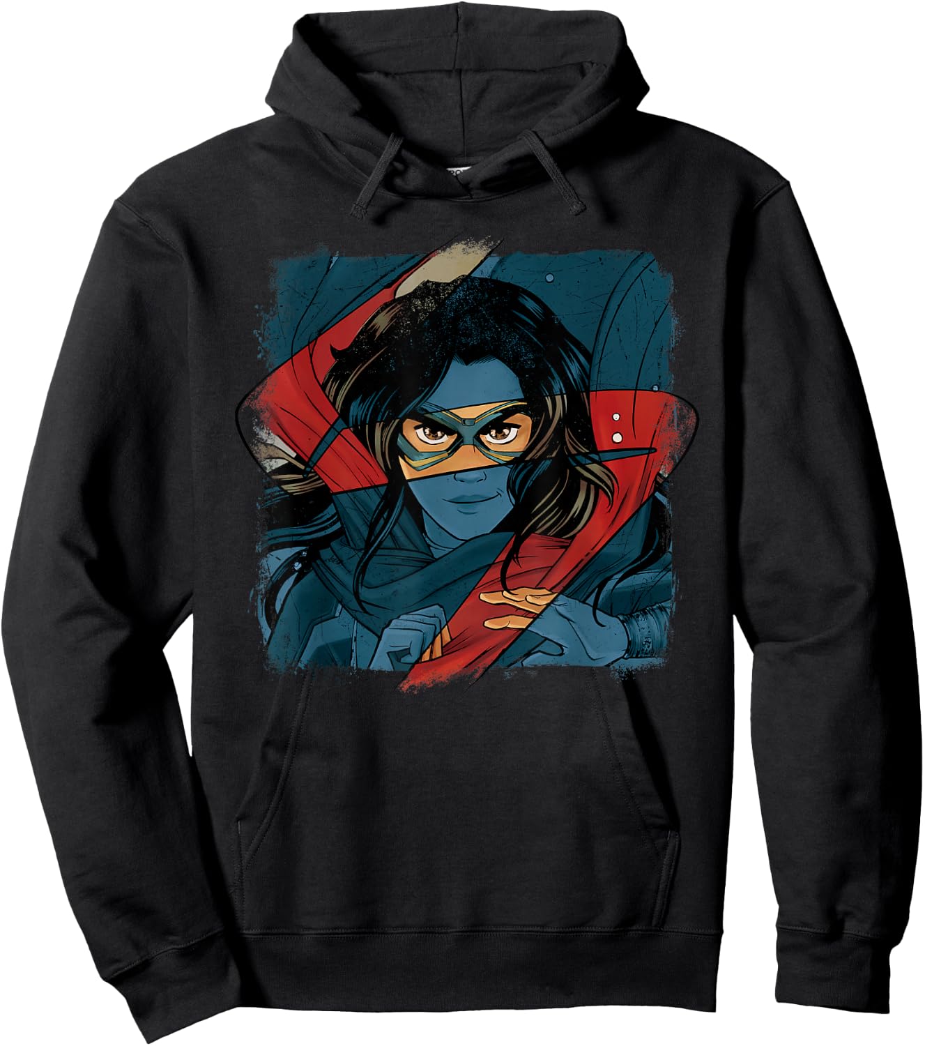 Marvel Studios Ms. Marvel Logo Action Hoodie - Hoodie | Black