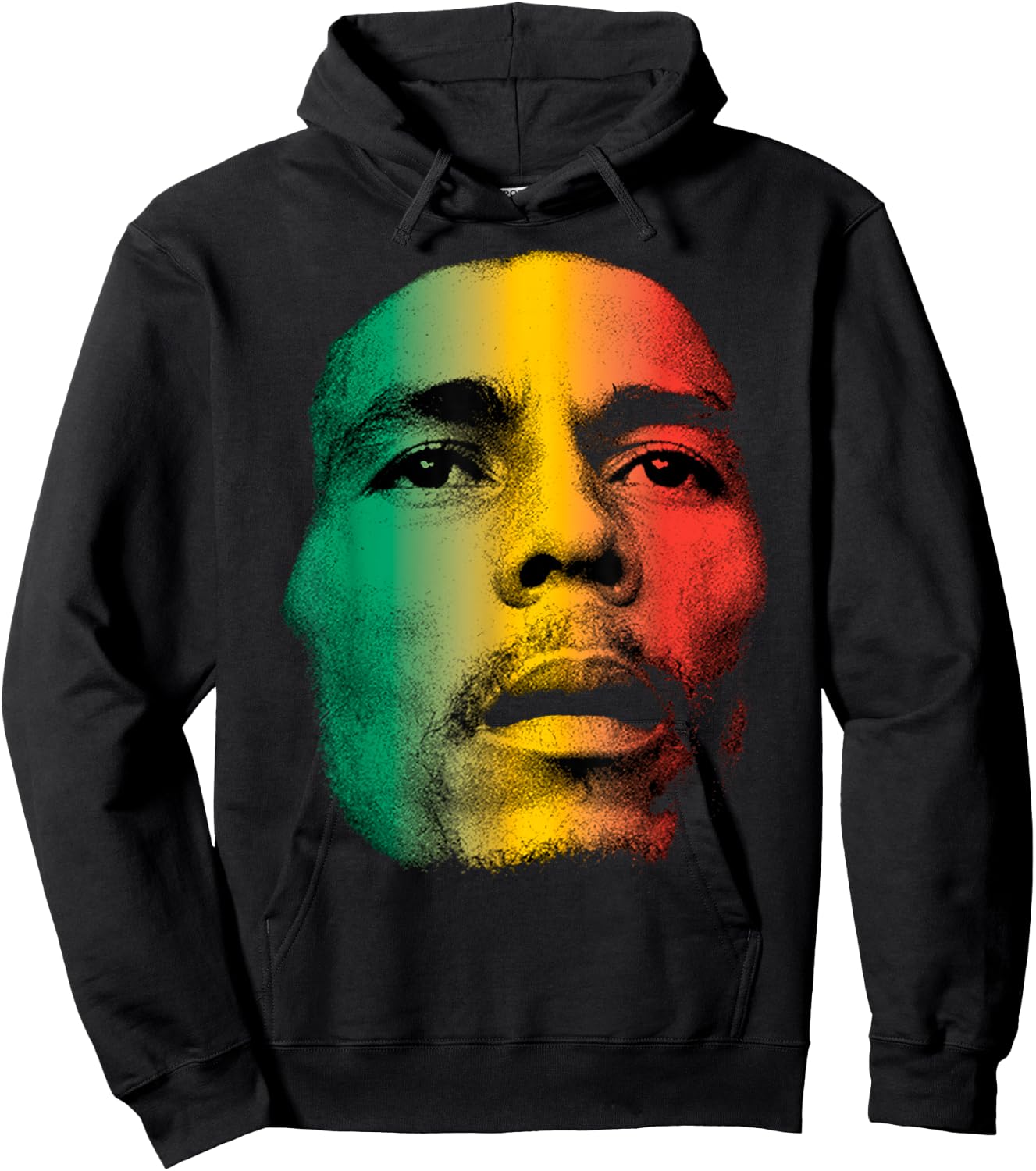 Bob Marley Face Hoodie - Hoodie | Black