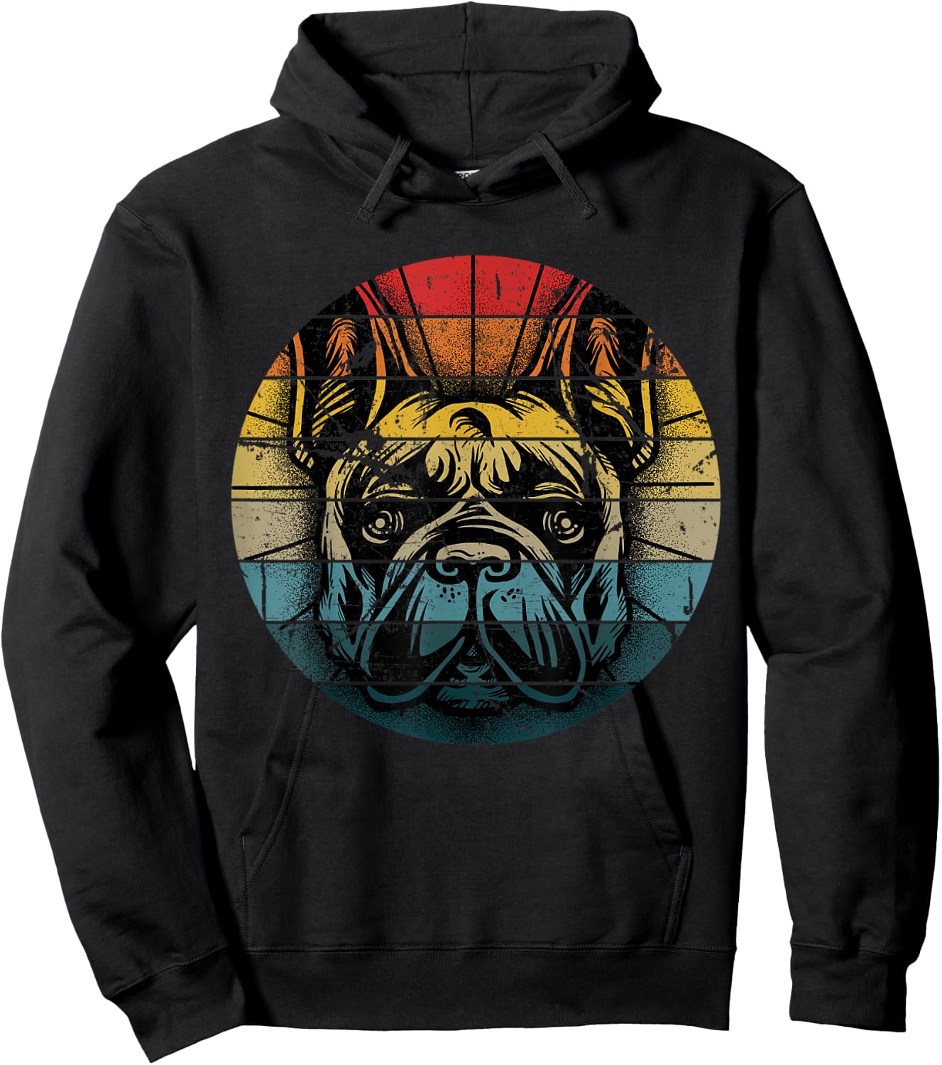 French Bulldog Gift Frenchie Dog Lover Women Men Dogfather Hoodie - Hoodie | Black