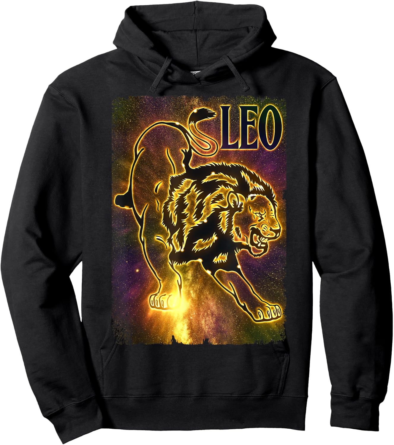 Lion Zodiac Sign Lion Birthday July August Hoodie - Hoodie | Black