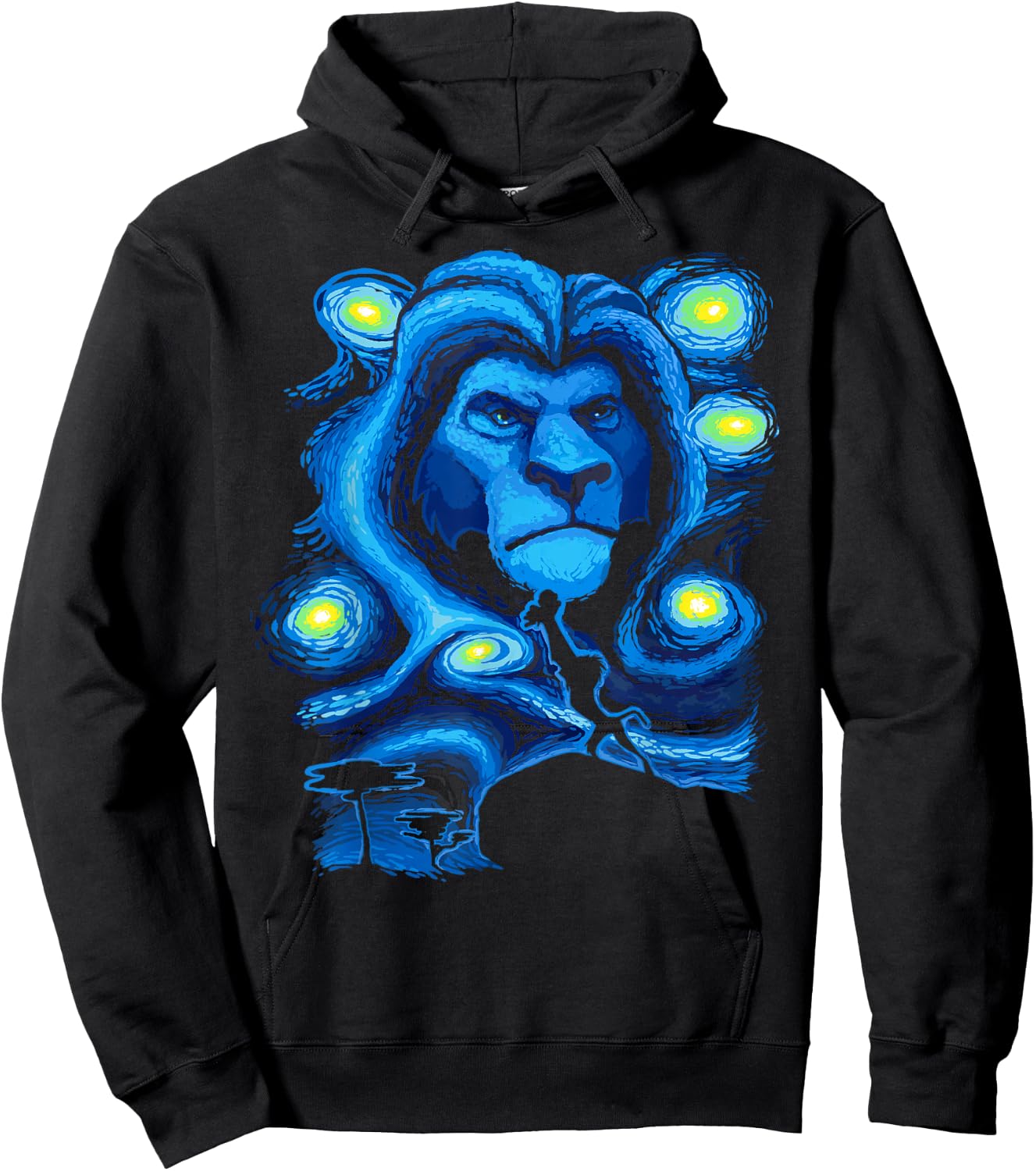 Disney The Lion King Mufasa Starry Midnight Pride Rock Hoodie - Hoodie | Black