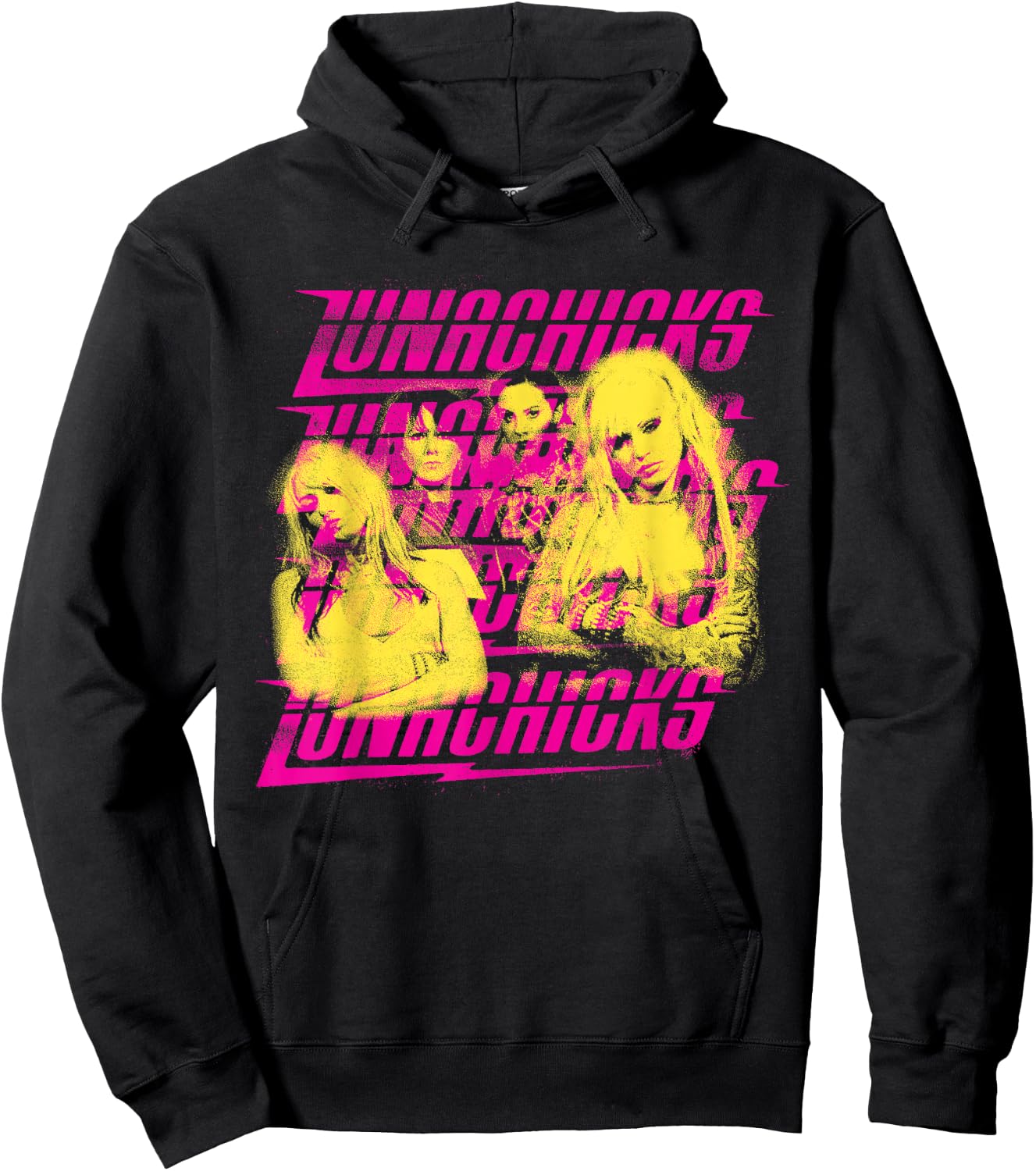 Lunachicks - Official Merchandise - Group Photo Hoodie - Hoodie | Black
