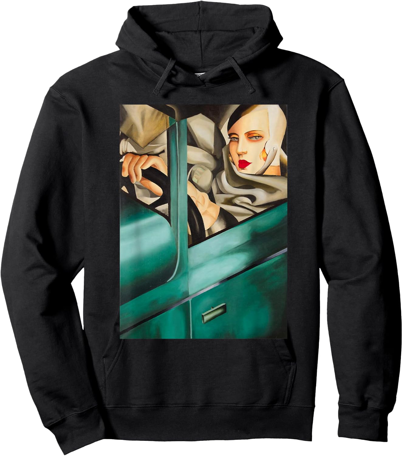 Painting by Lempicka Self-Portrait Autoportrait Hoodie - Hoodie | Black