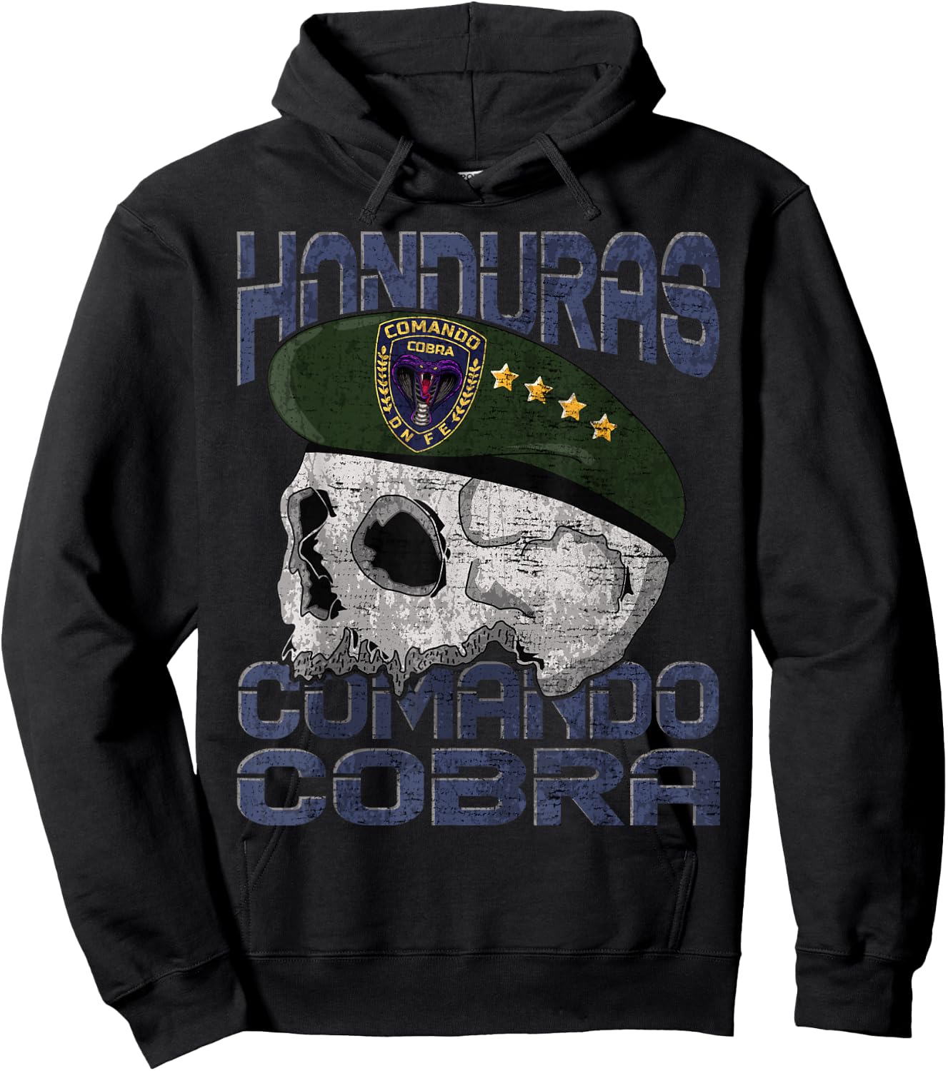 Honduran Special Force Police COBRA Honduras SWAT Army Hoodie - Hoodie | Black