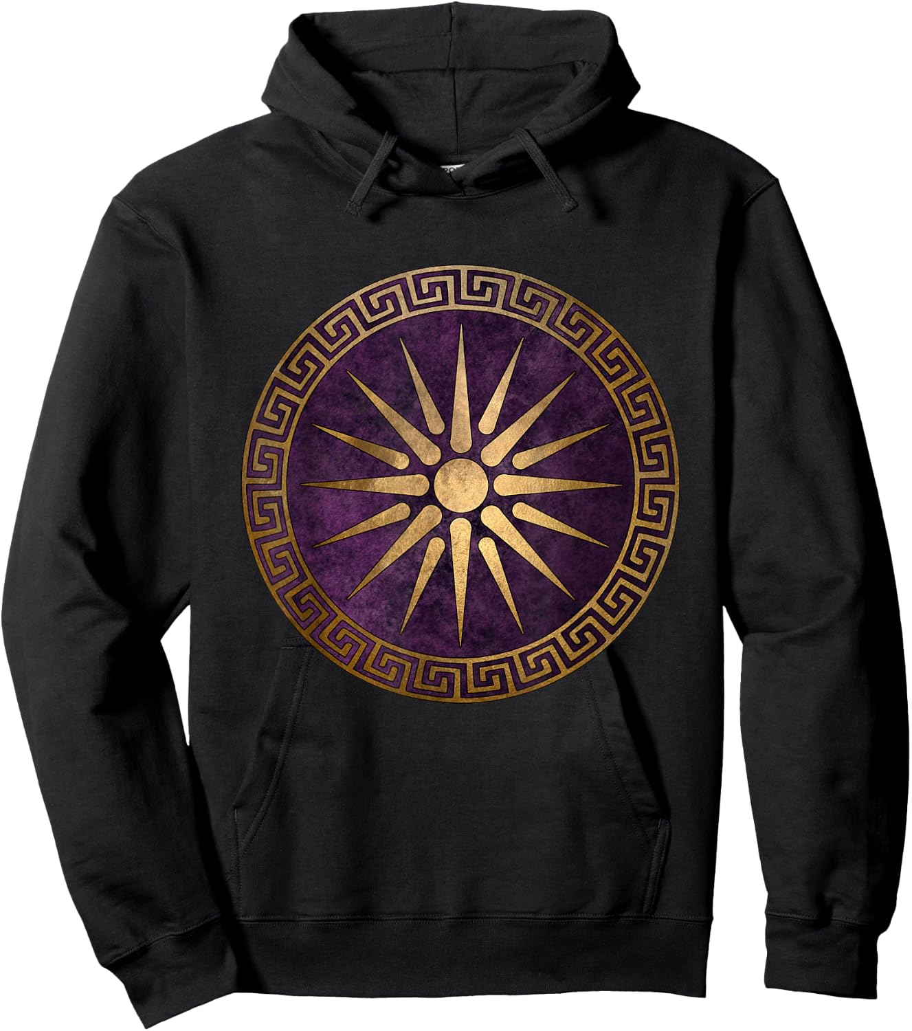Macedonian Ancient Greek Sign Alexander the Hoodie - Hoodie | Black