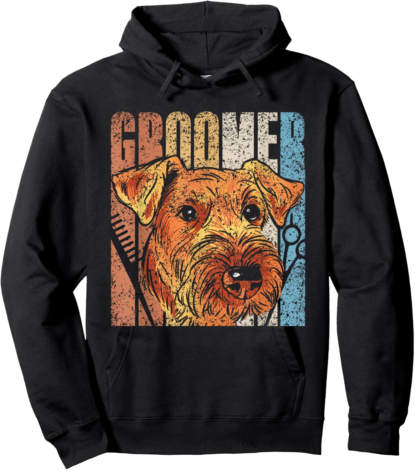 Groomer Cute Dogs Dog Grooming Hoodie - Hoodie | Black