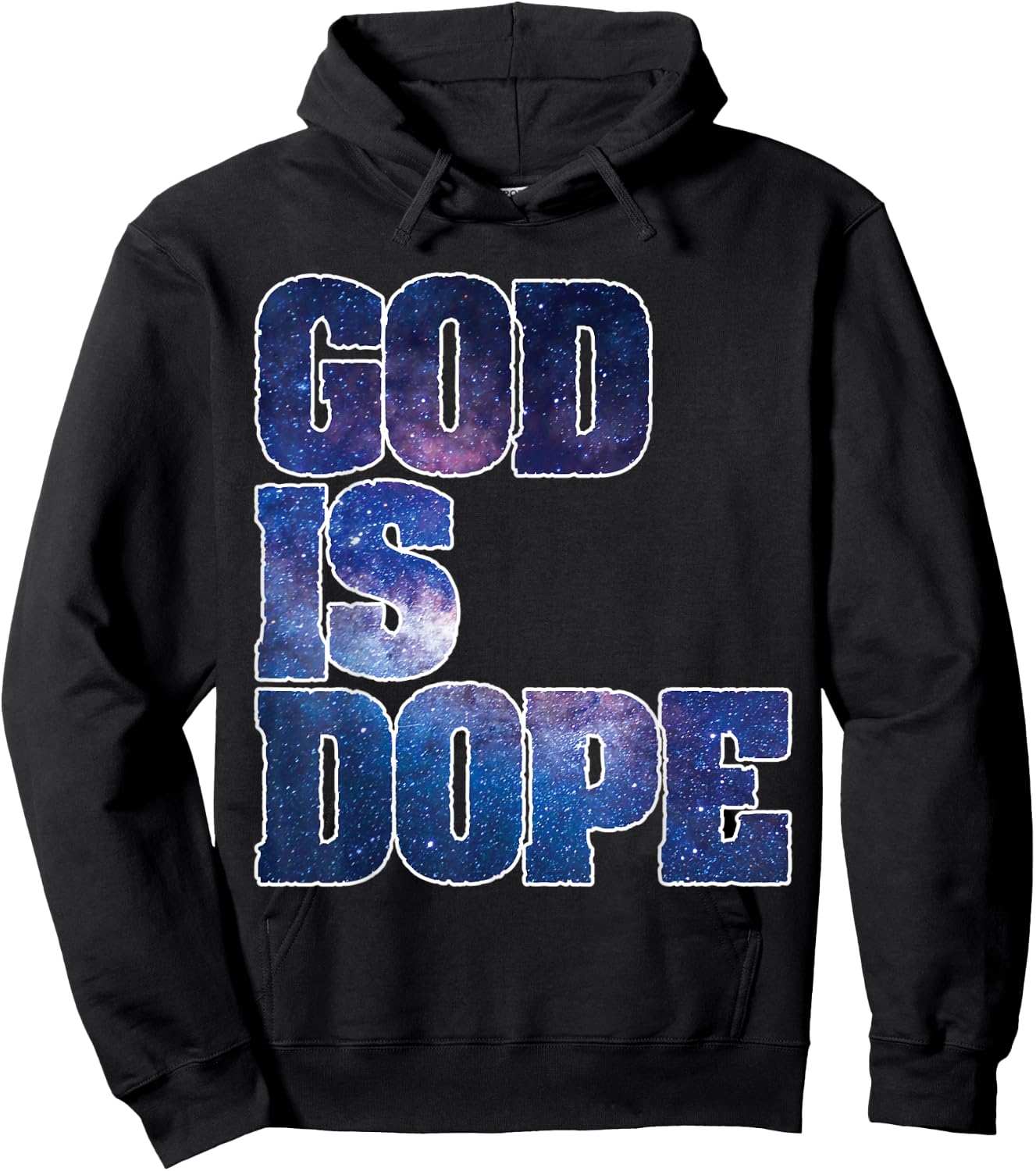 Spiritual Galaxy Themed Religious Christian Believer Hoodie - Hoodie | Black