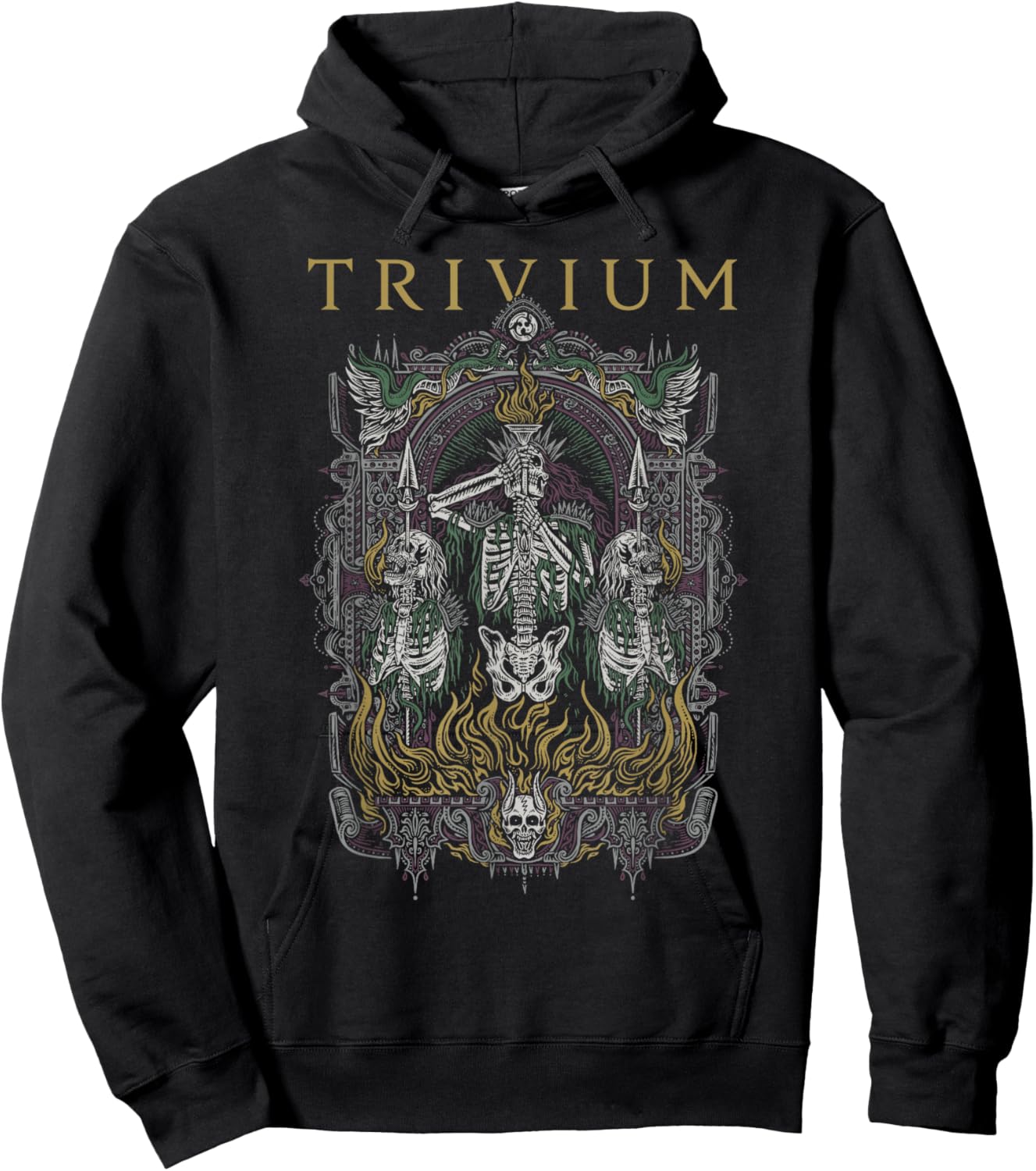Trivium Skelly Frame Hoodie - Hoodie | Black