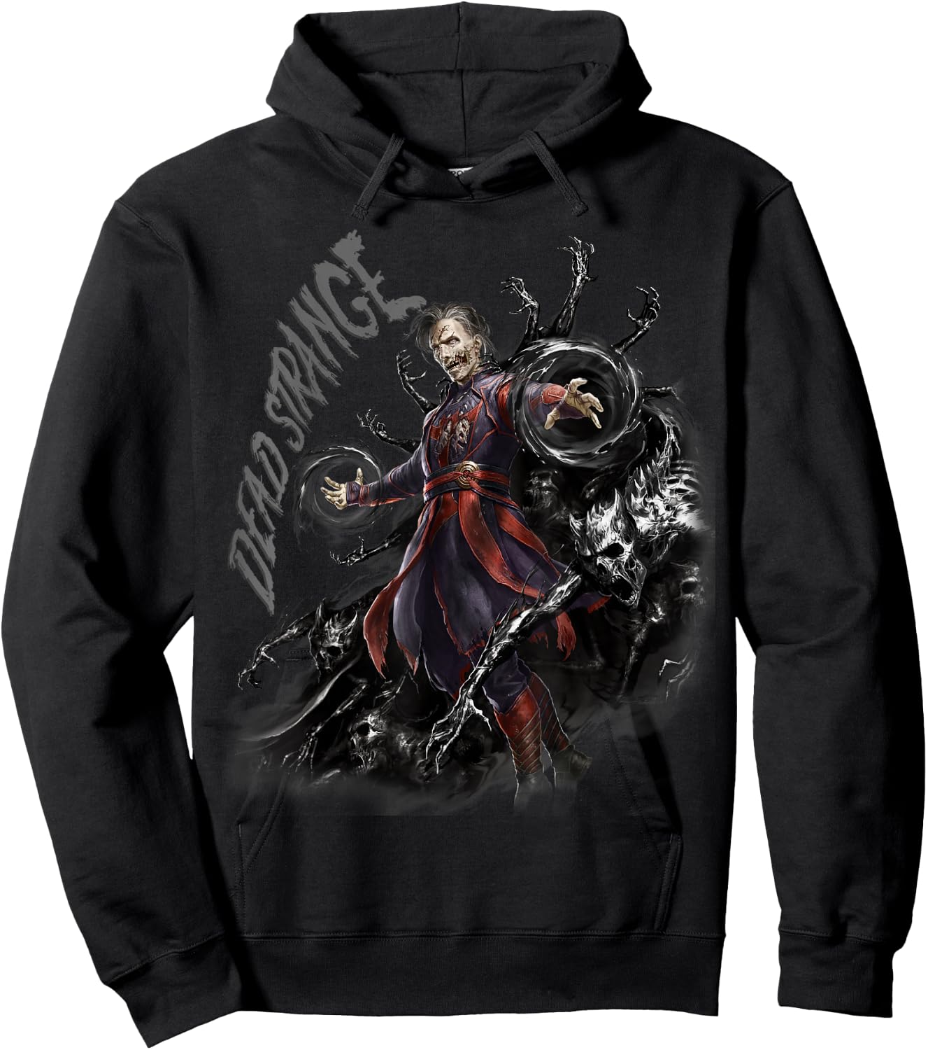 Marvel Doctor Strange Multiverse of Madness the Dead Strange Hoodie - Hoodie | Black