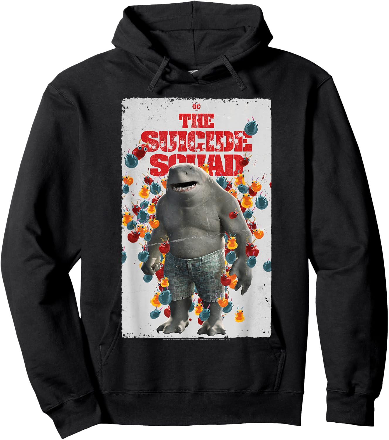 The Suicide Squad King Shark Poster Hoodie - Hoodie | Black
