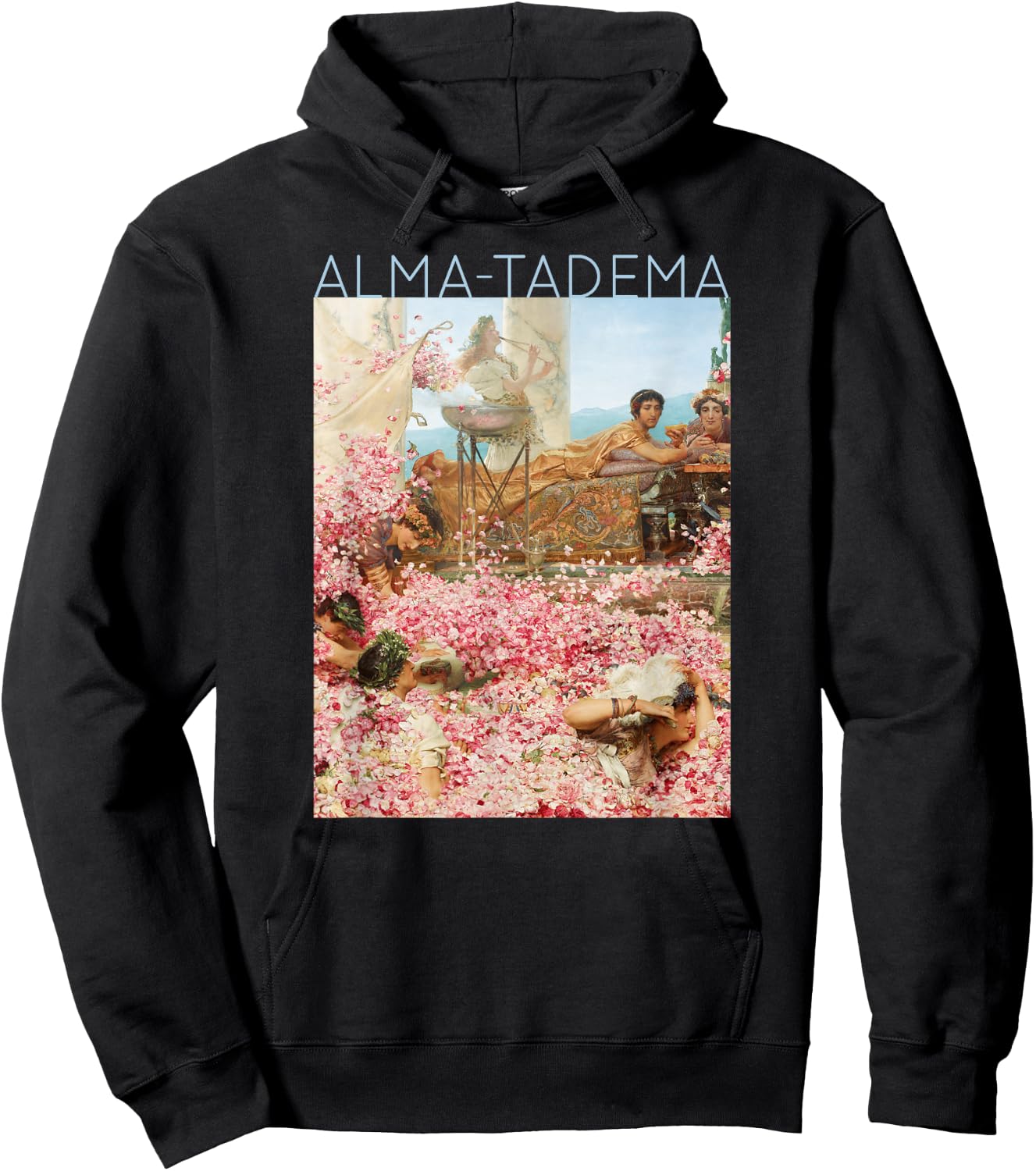 Lawrence Alma-Tadema The Roses of Heliogabalus #2 - Spring Hoodie - Hoodie | Black