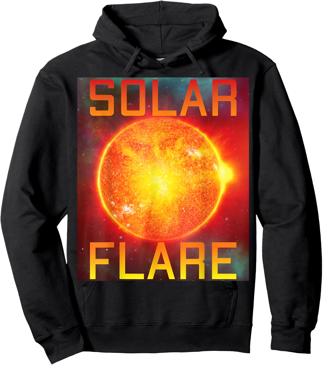 Solar Flare Space Sun Science Aerospace Engineer Astronaut Hoodie - Hoodie | Black