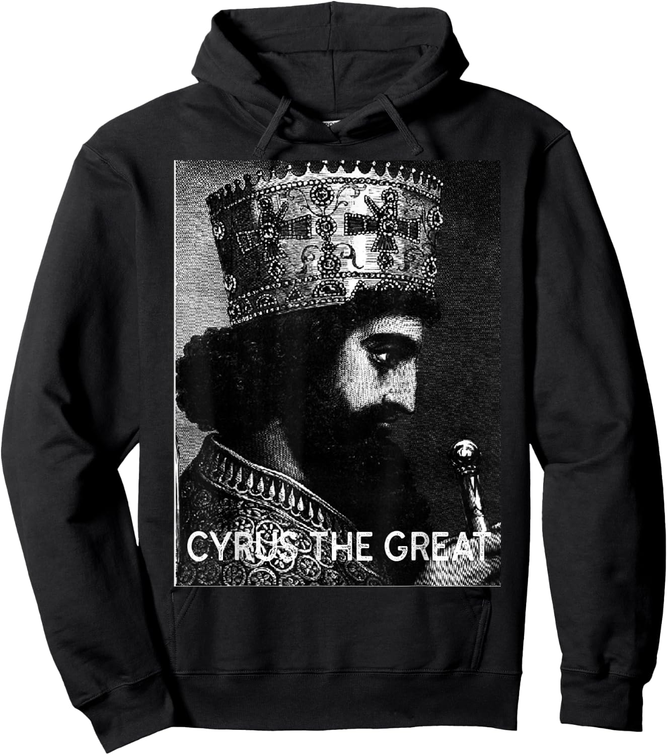 Cyrus the great, Kourosh-e-kabir Ancient Persia king Hoodie - Hoodie | Black