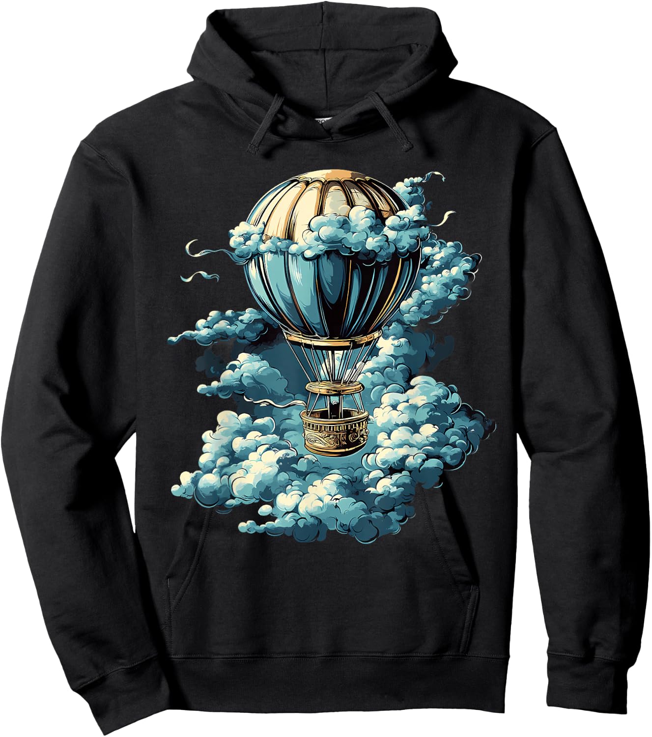 Hot Air Balloon Ride Festival Hot Air Ballooning Hoodie - Hoodie | Black