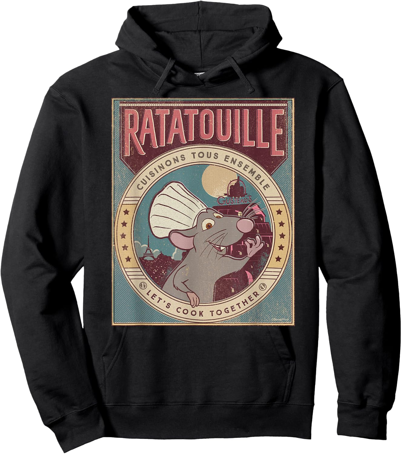 Disney and Pixar’s Ratatouille Chef Remy Let’s Cook Together Hoodie - Hoodie | Black