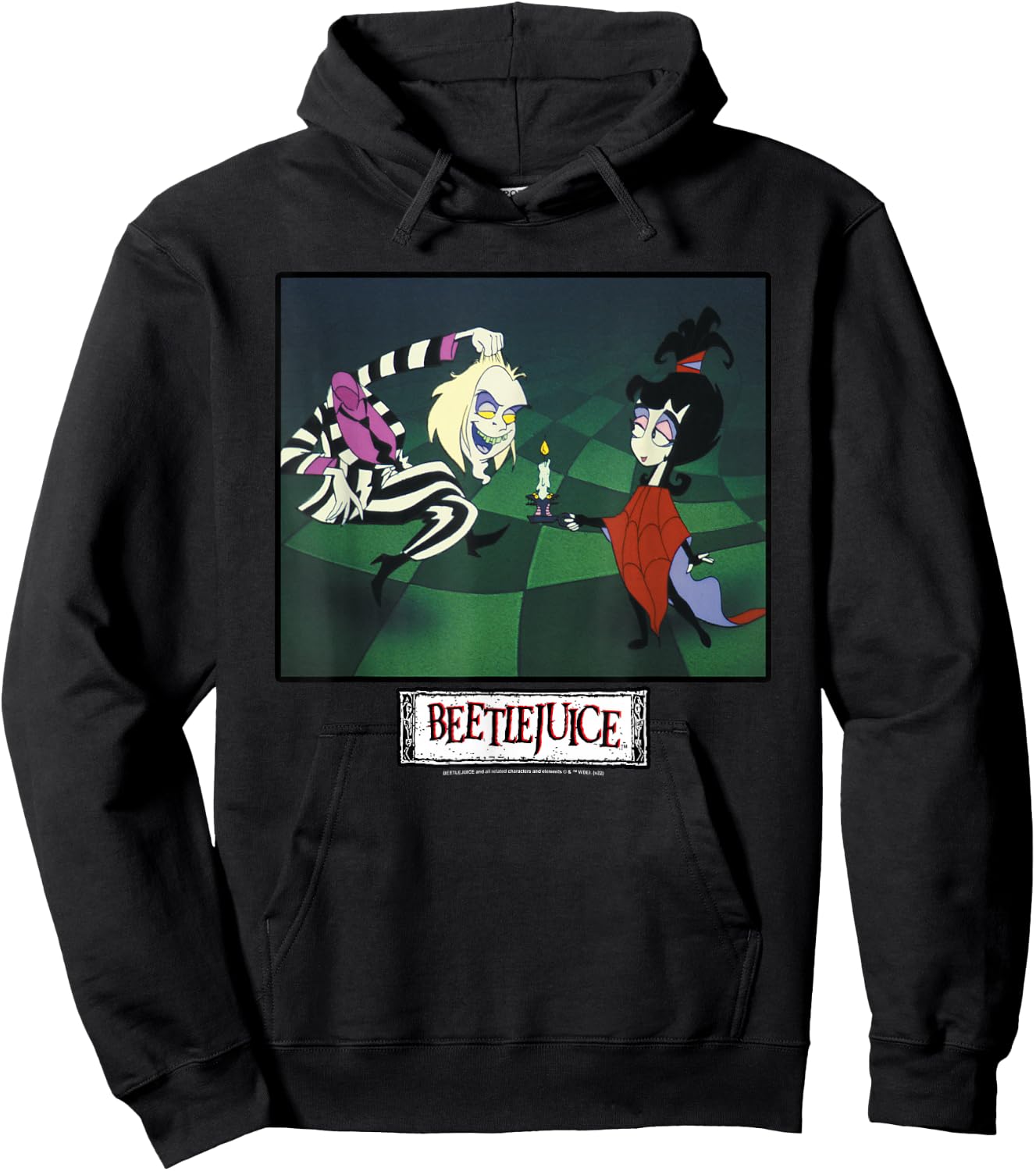 Beetlejuice and Lydia Main Show Image Hoodie - Hoodie | Black
