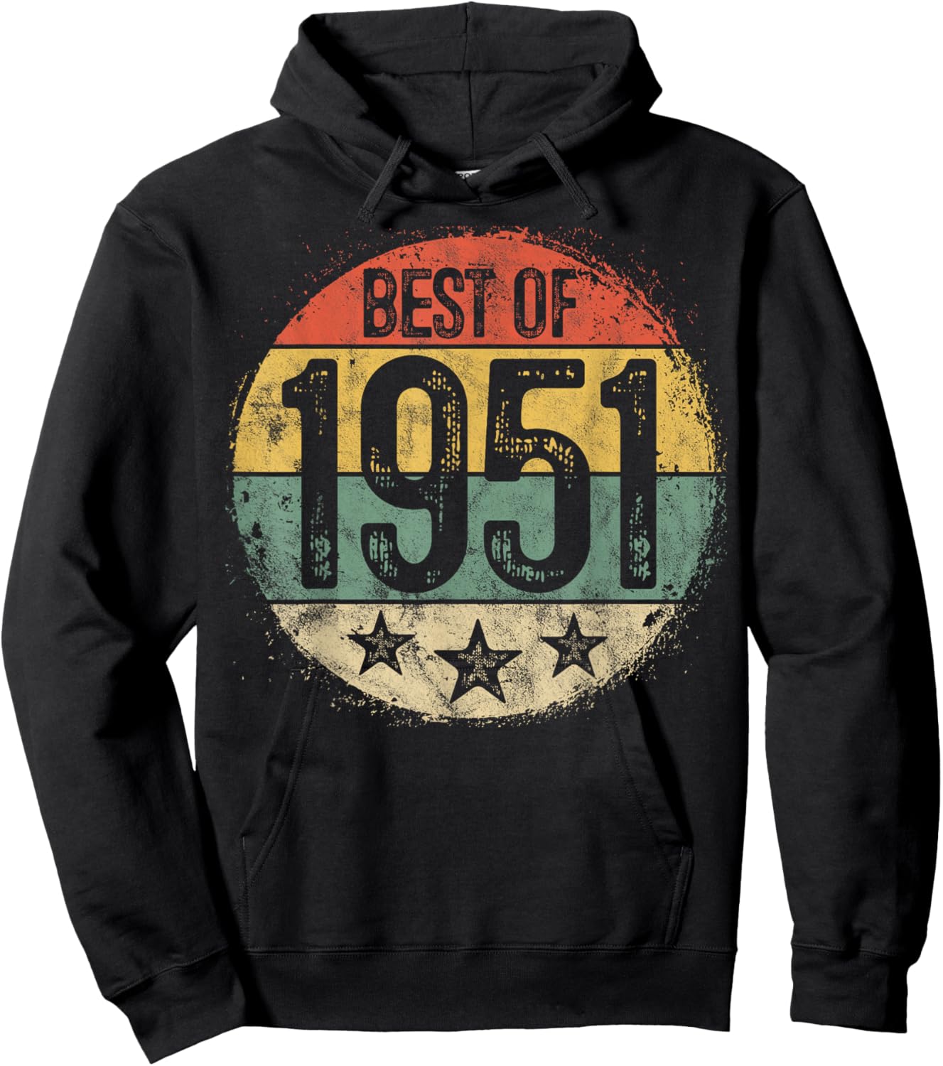 Best Of 1951 74th Birthday Gifts Women 74 Year Old Hoodie - Hoodie | Black