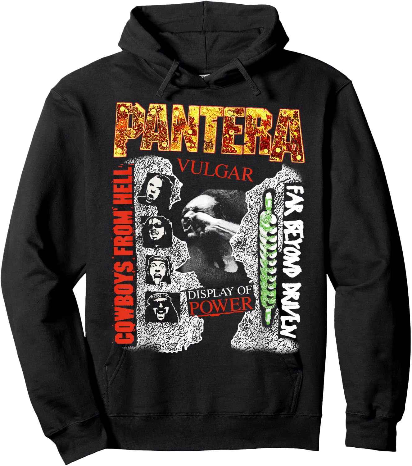 Pantera Official Album Covers Small Hoodie - Hoodie | Black