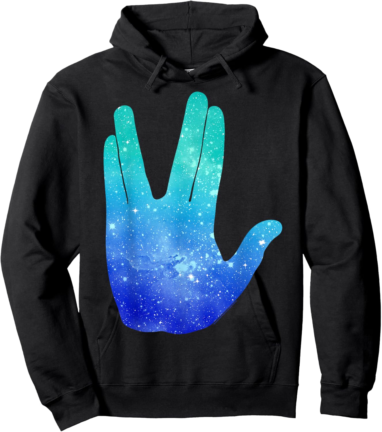 Star Trek The Original Series Live Long & Prosper Hoodie - Hoodie | Black