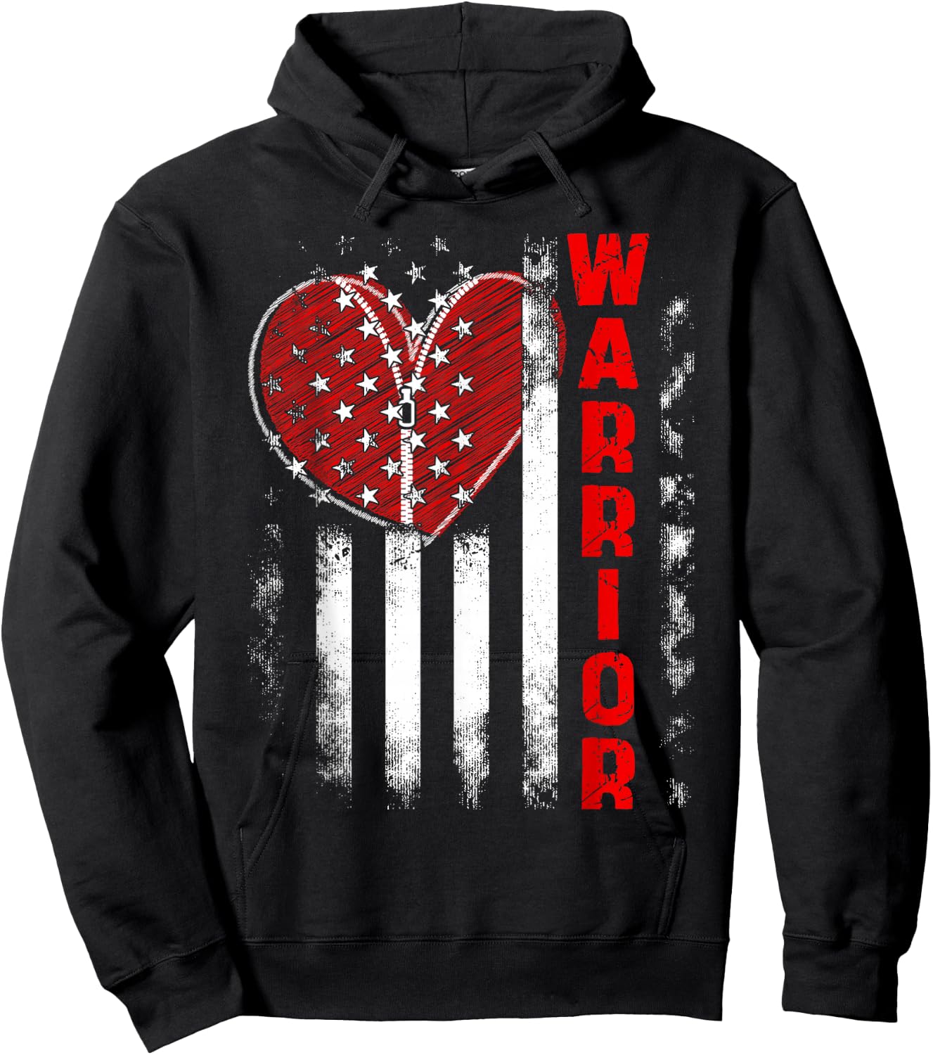Open Heart Surgery Warrior For Heart Patients Survivor Hoodie - Hoodie | Black