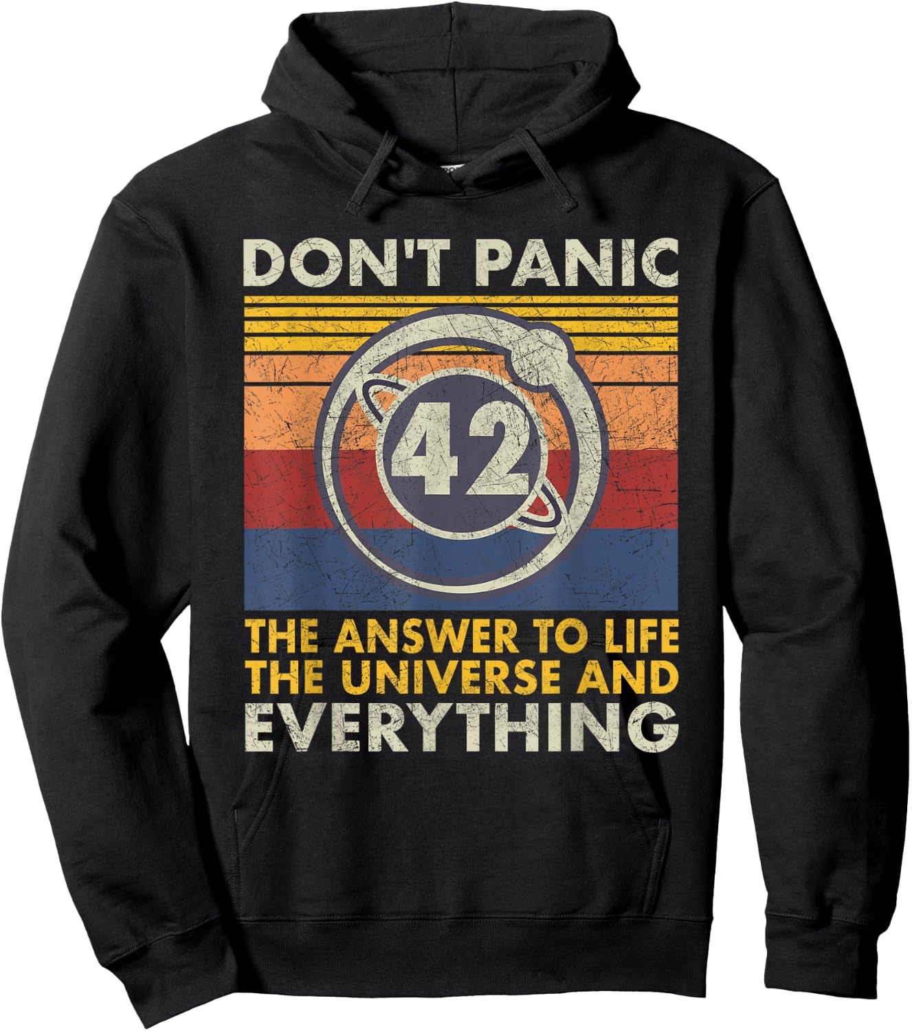 42 Answer to all Questions - Life Universe Everything Hoodie - Hoodie | Black