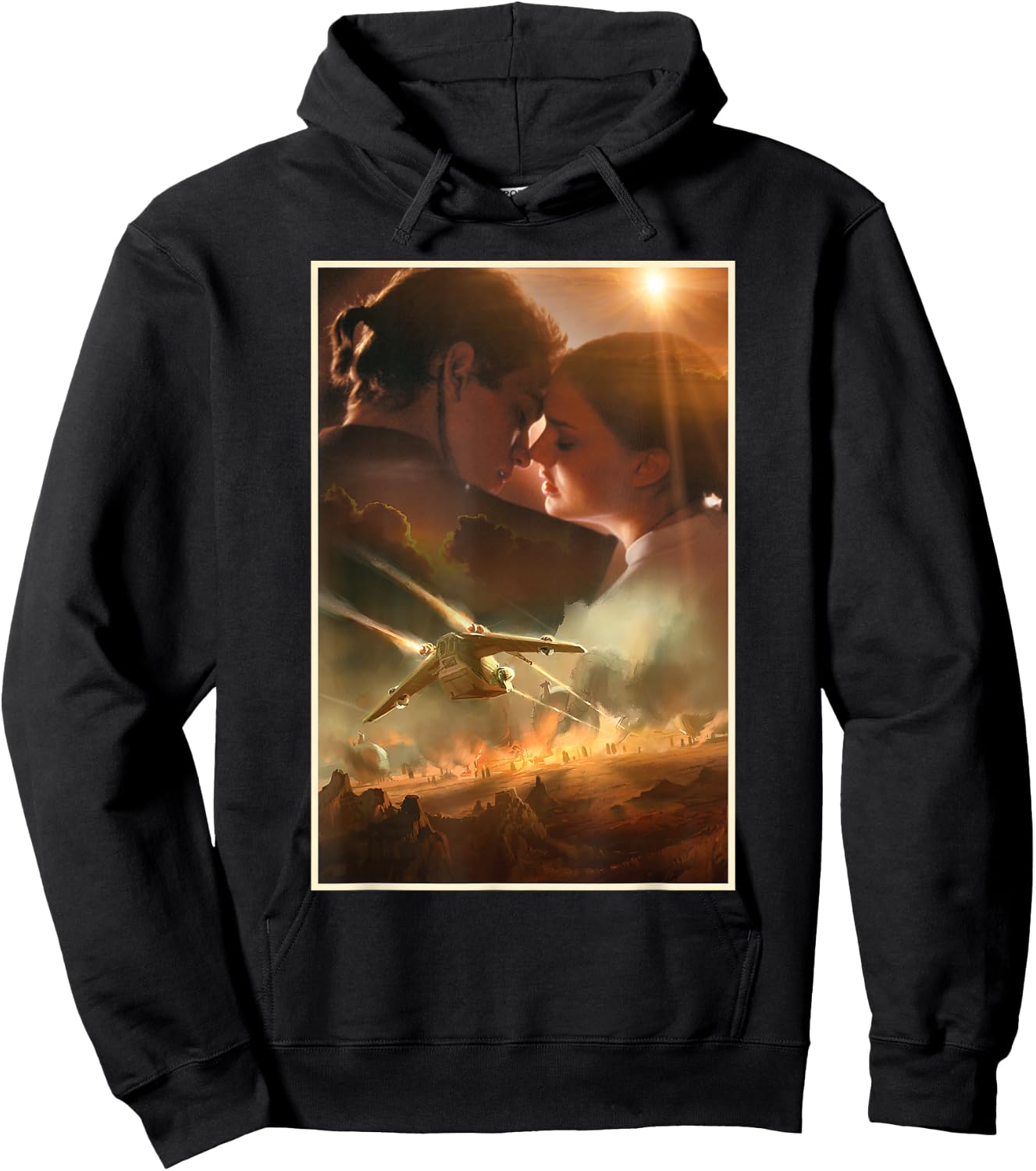 Star Wars Attack of the Clones Anakin Amidala Hoodie - Hoodie | Black