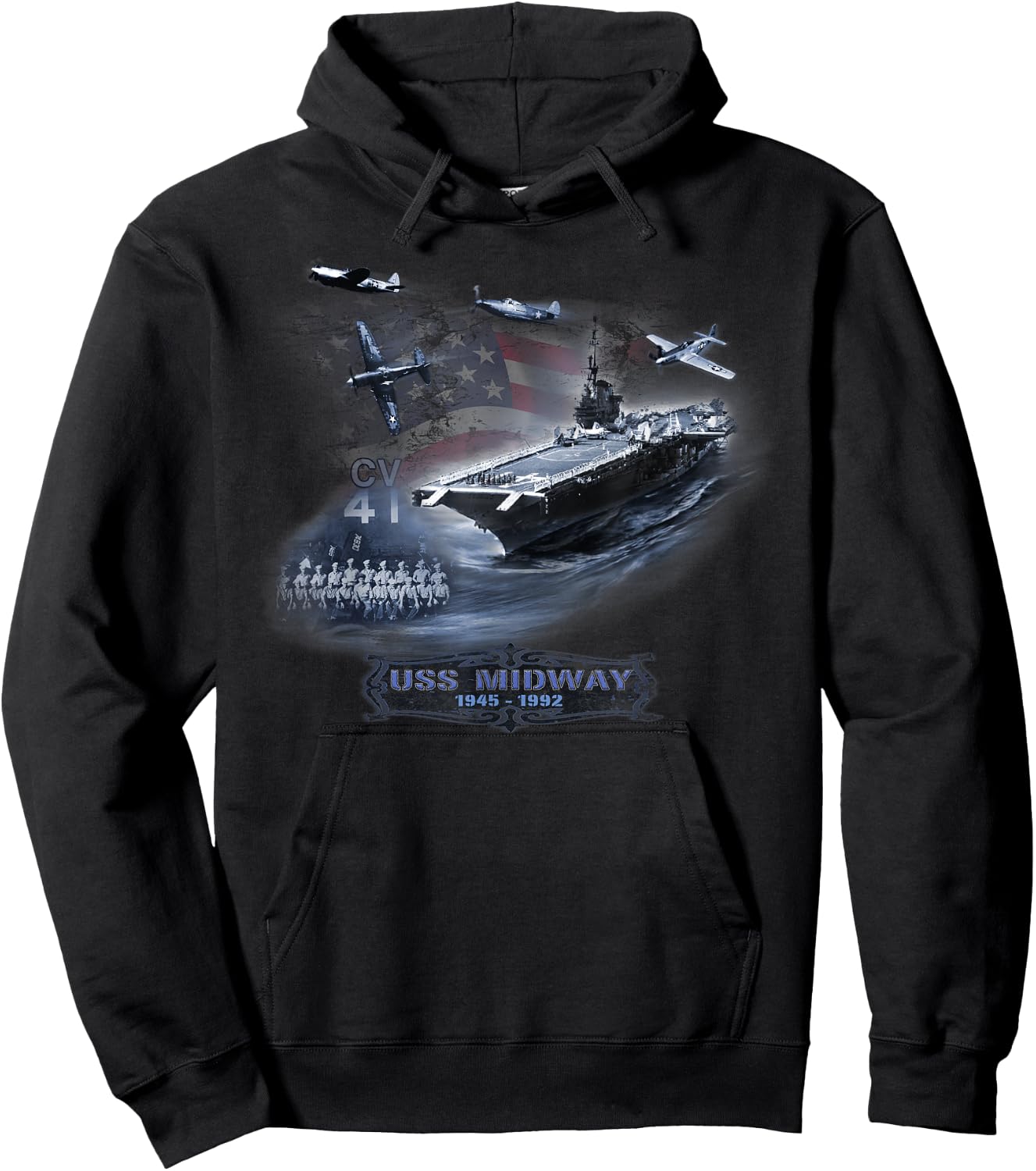 Midway Montage Hoodie - Hoodie | Black