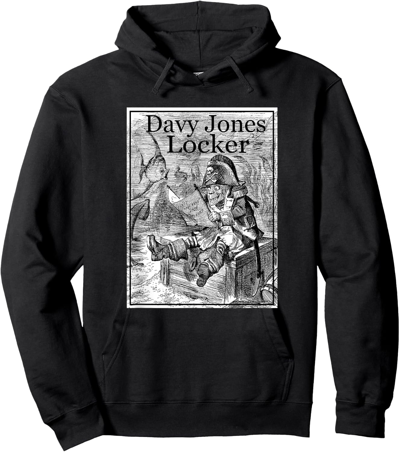 Davy Jones Locker (1892) Hoodie - Hoodie | Black