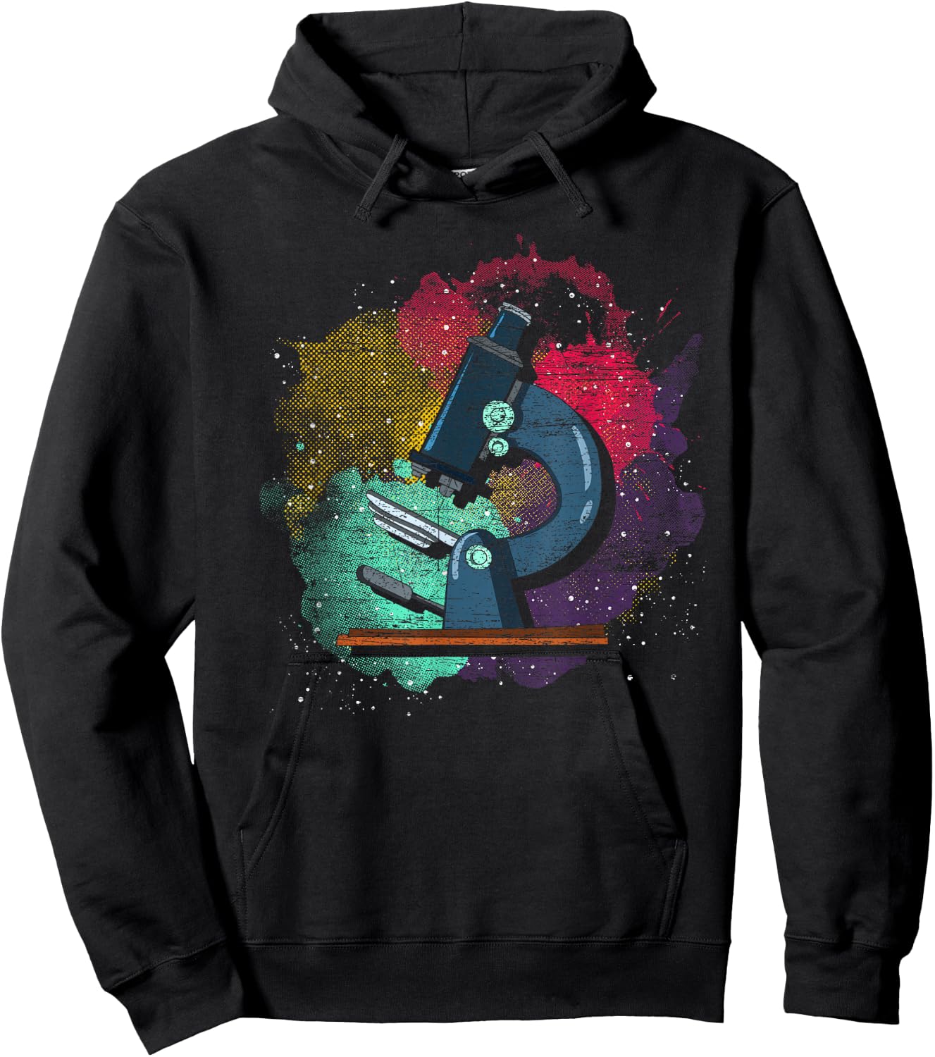 Lab Technician Microscope Medical Laboratory Scientist Hoodie - Hoodie | Black