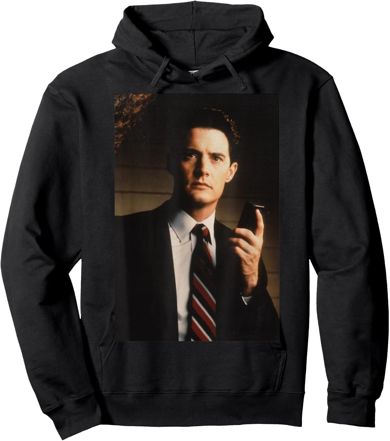 Twin Peaks Dale Cooper Portrait Graphic Hoodie - Hoodie | Black